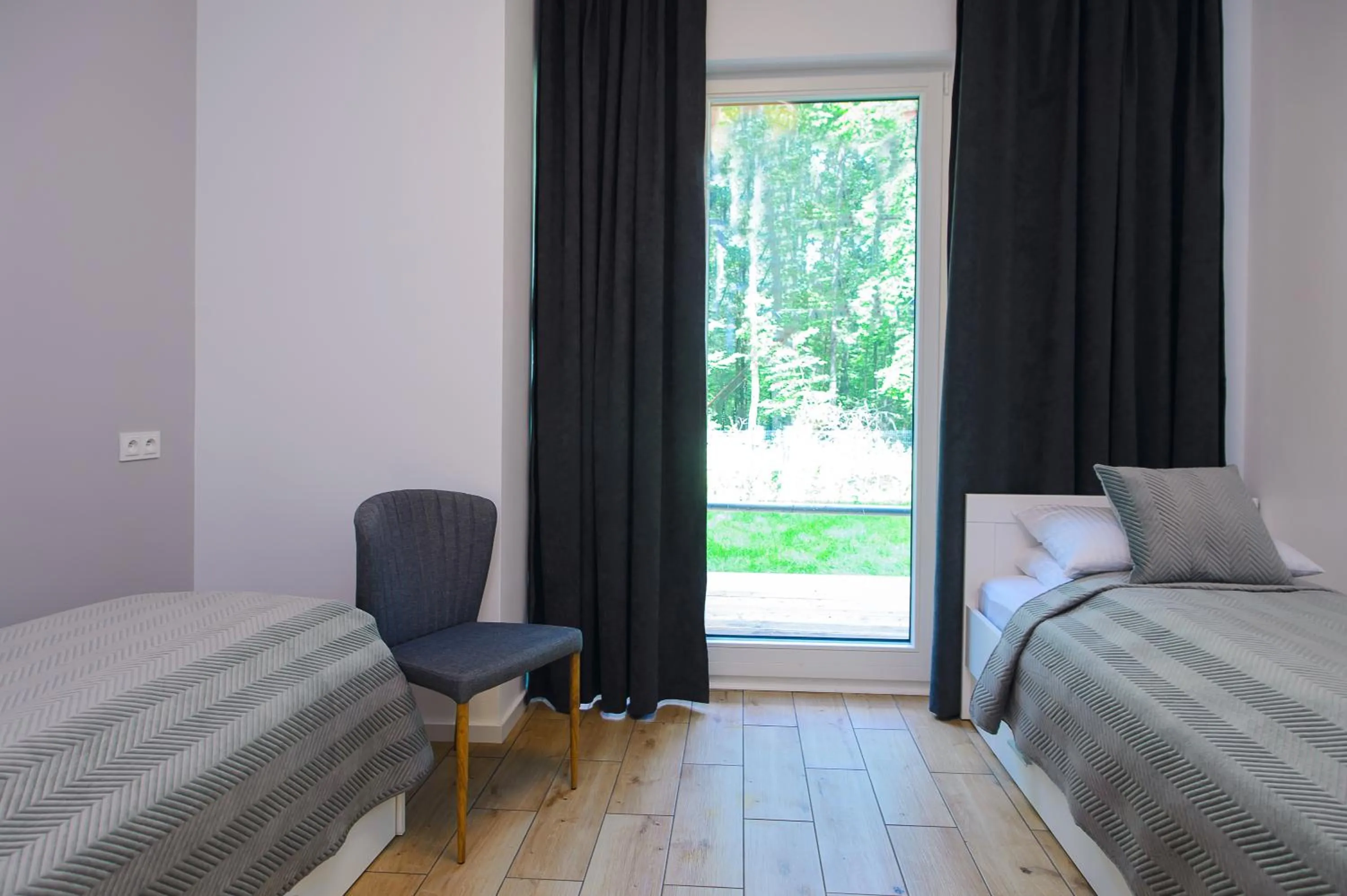 Bed in Enklawa Białowieska Forest & Spa