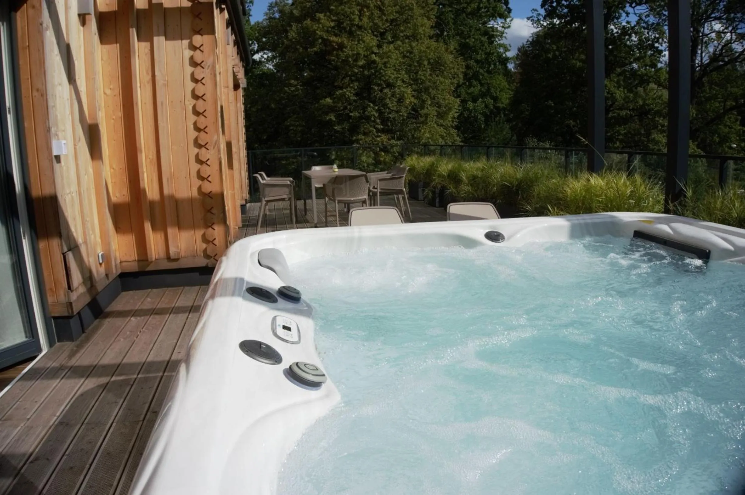 Sauna in Enklawa Białowieska Forest & Spa