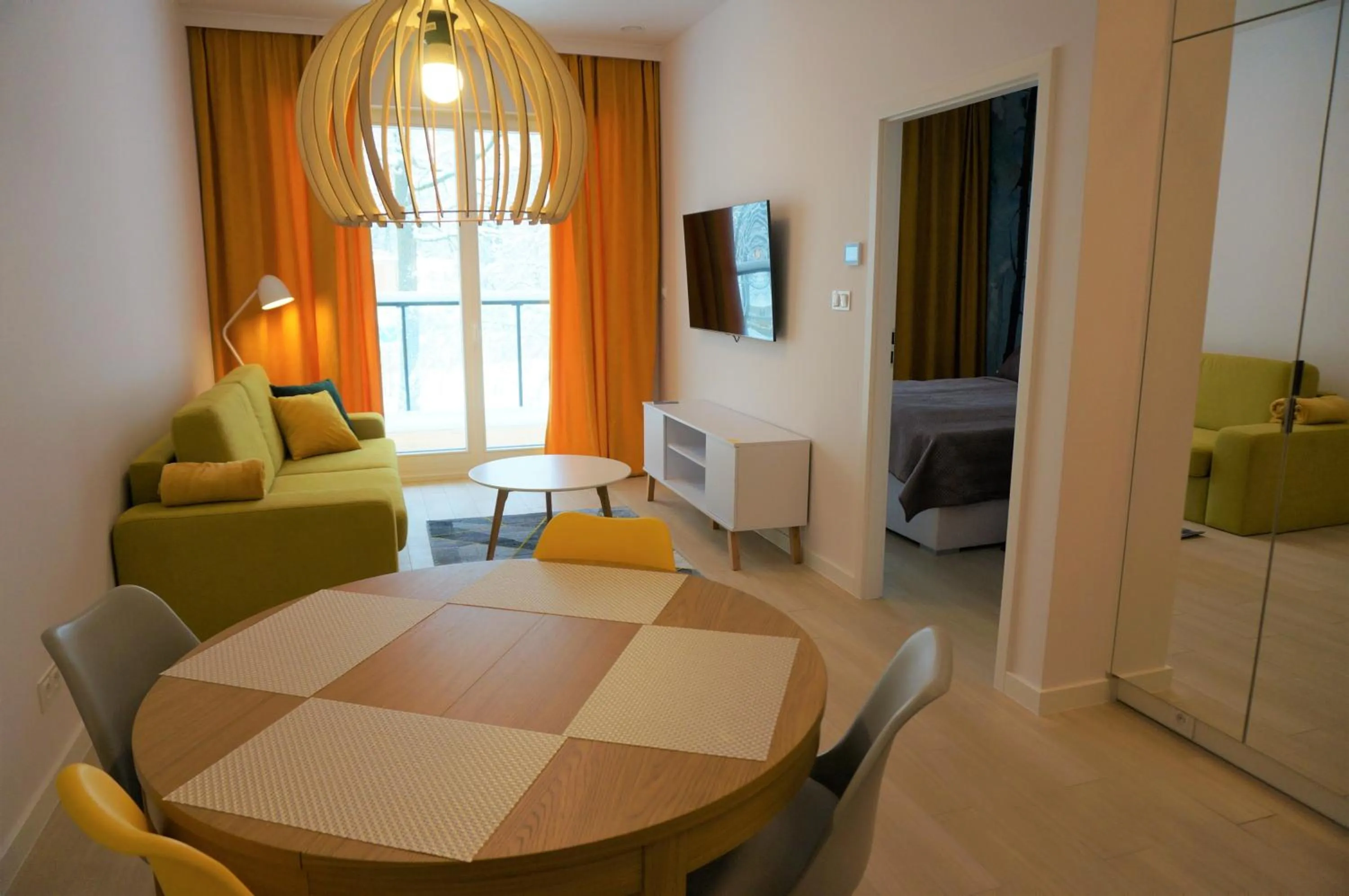 Living room, Bed in Enklawa Białowieska Forest & Spa