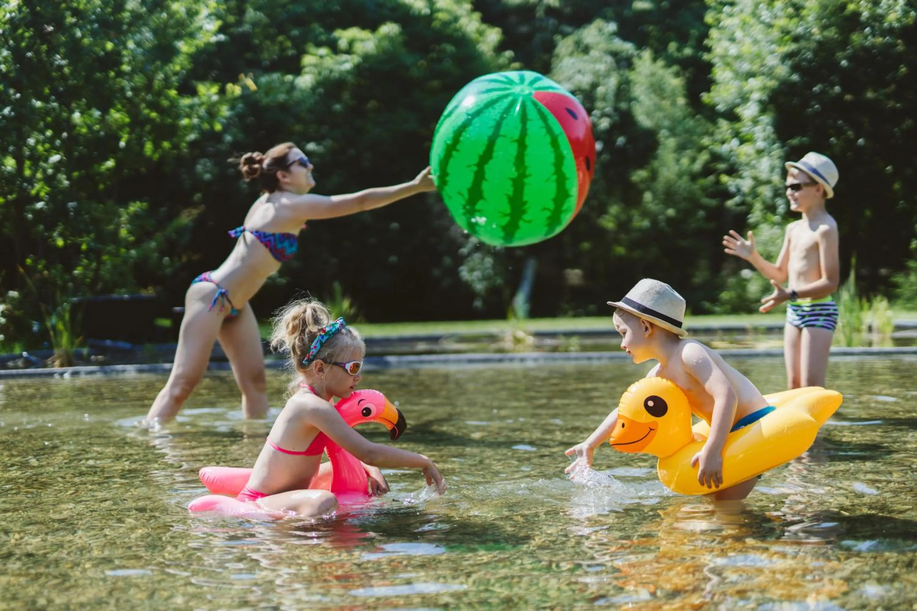 Swimming pool in Enklawa Białowieska Forest & Spa