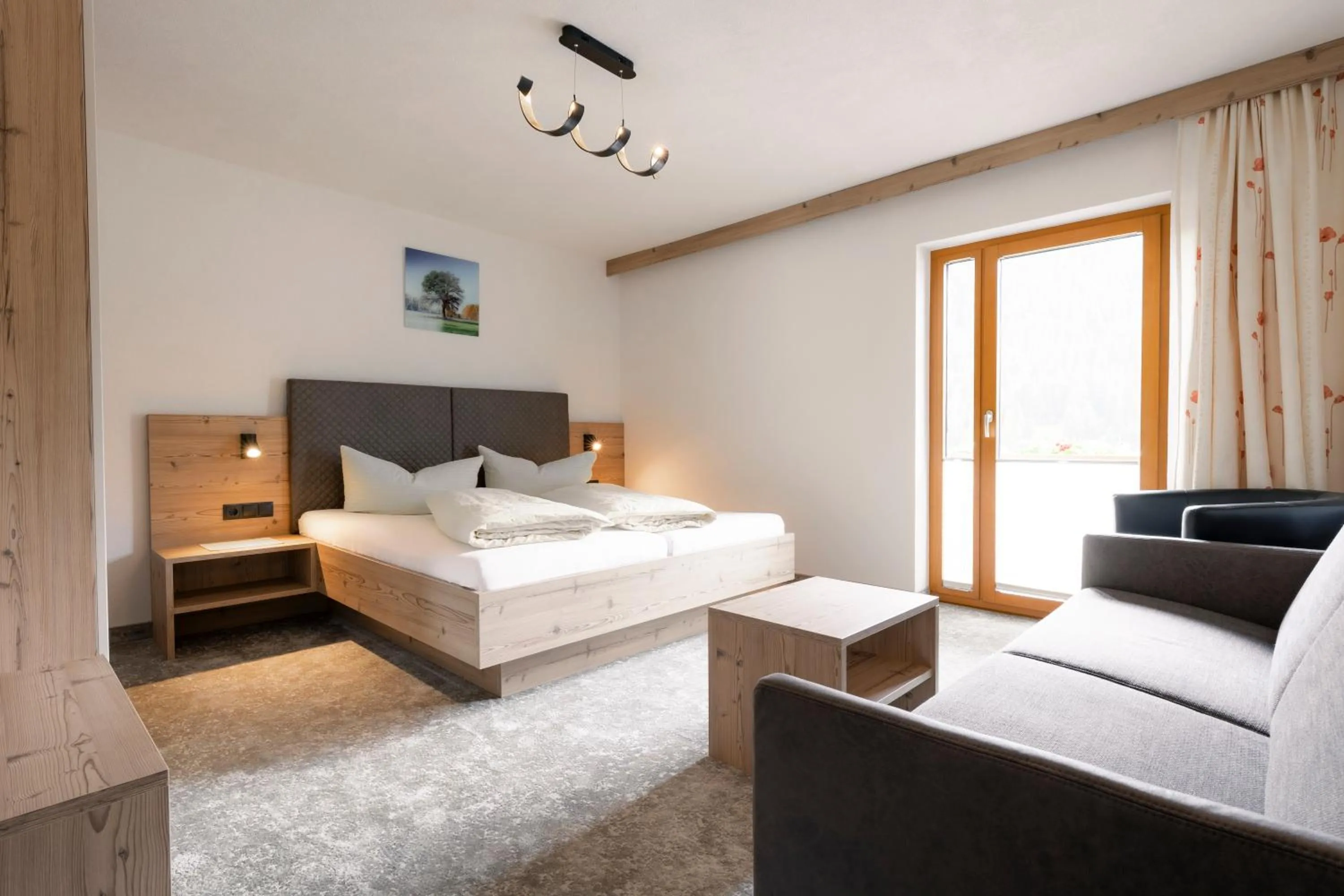 Bedroom, Bed in Apart Jägerheim