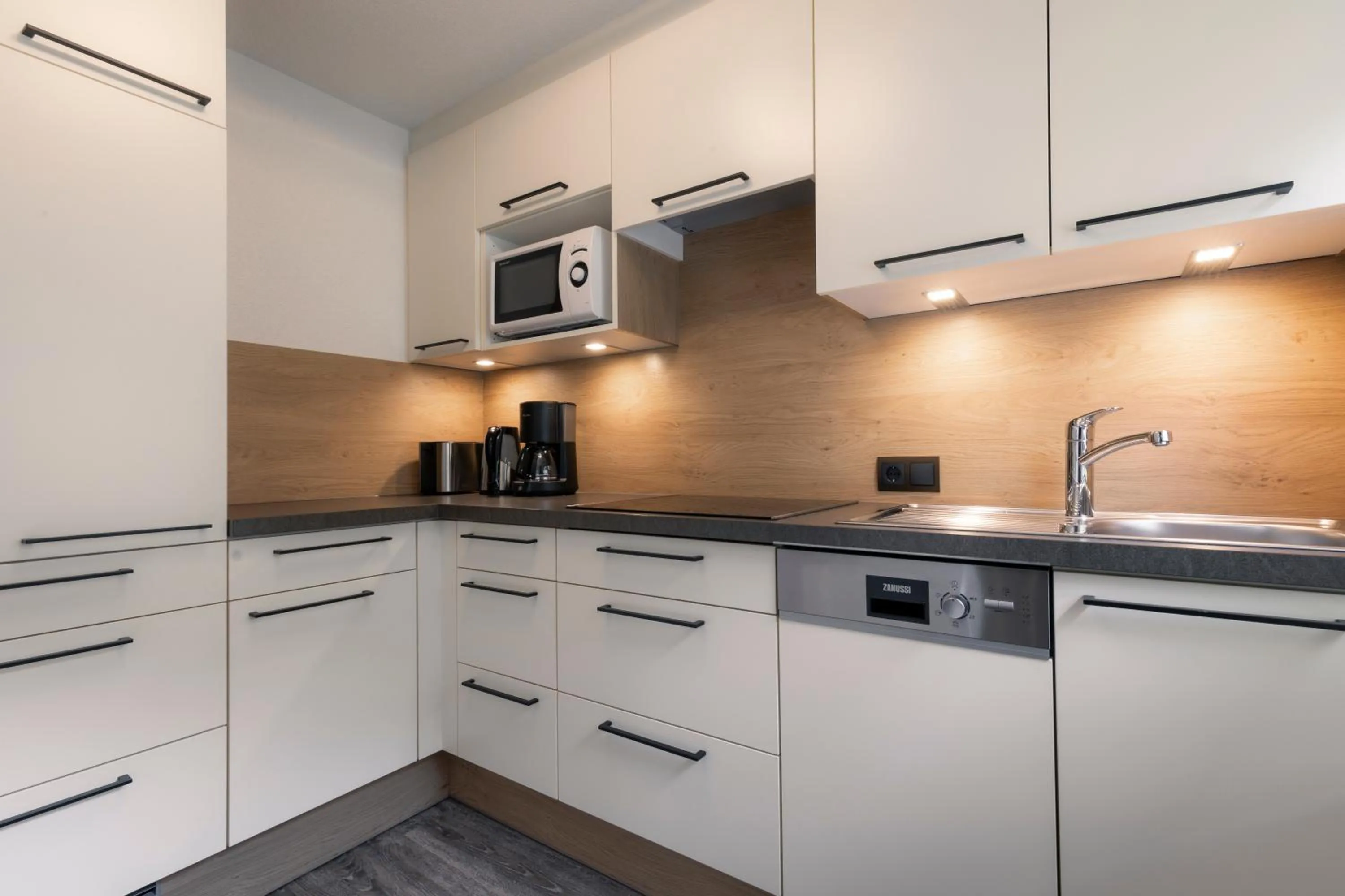 Kitchen or kitchenette in Apart Jägerheim