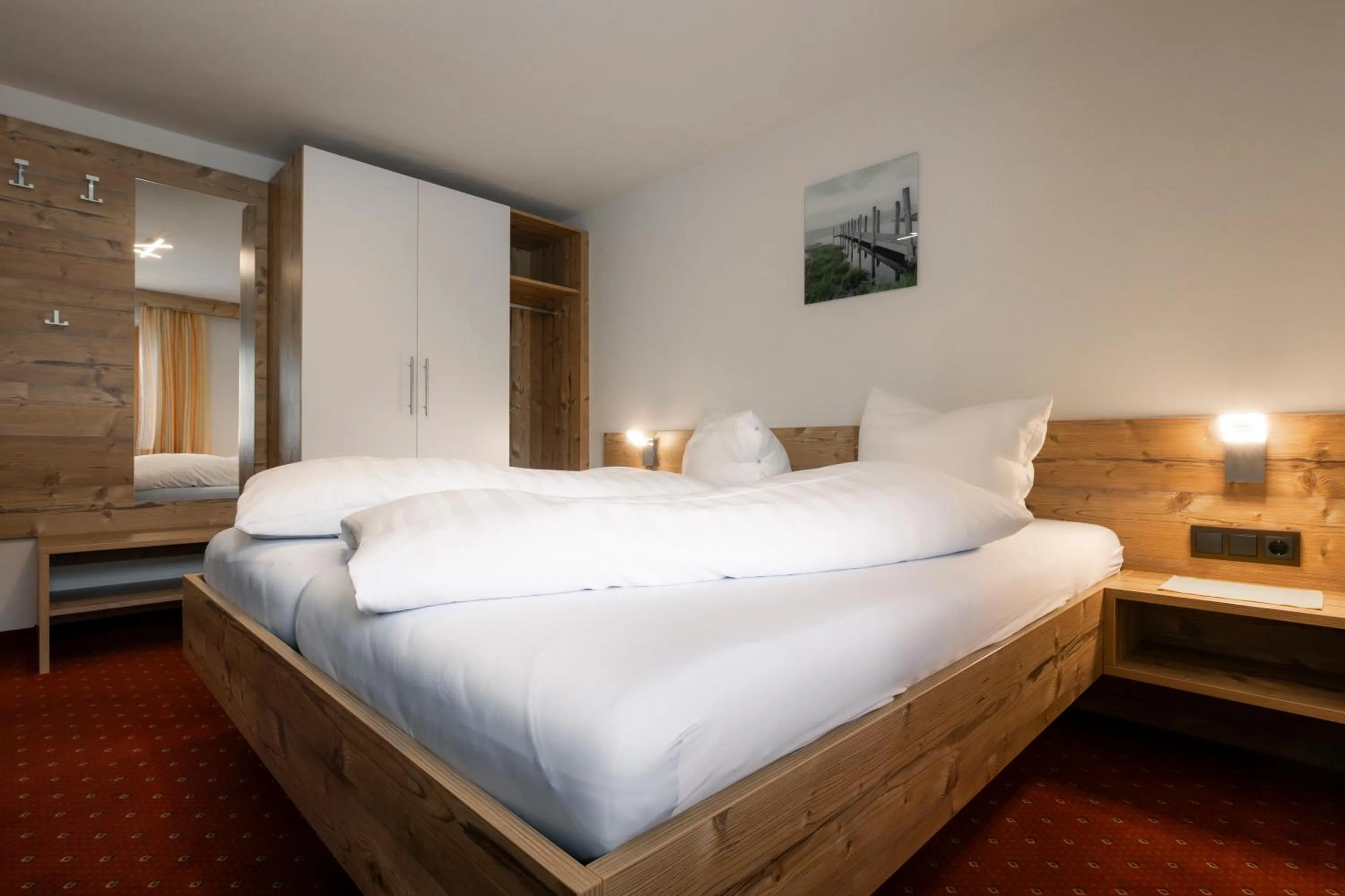 Bedroom, Bed in Apart Jägerheim