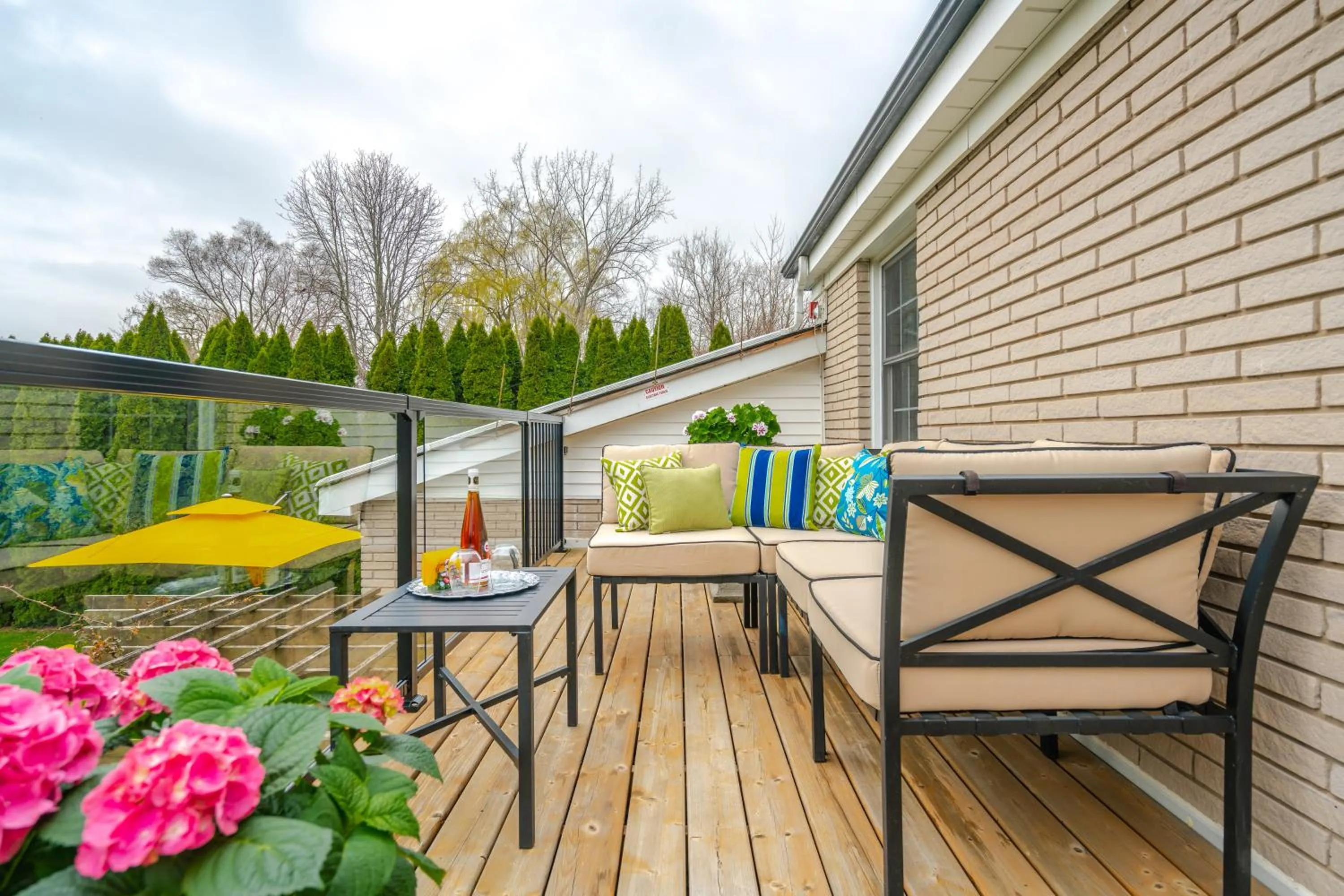 Balcony/Terrace in Abacot Hall Bed & Breakfast