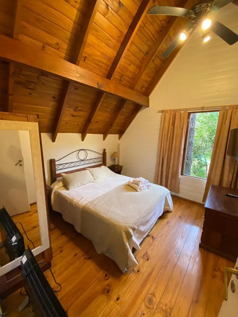 Bed in Cabañas y Apart Utopia