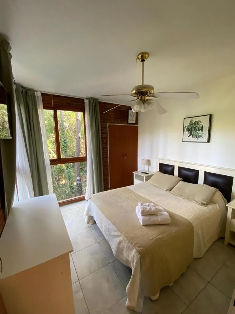 Bed in Cabañas y Apart Utopia