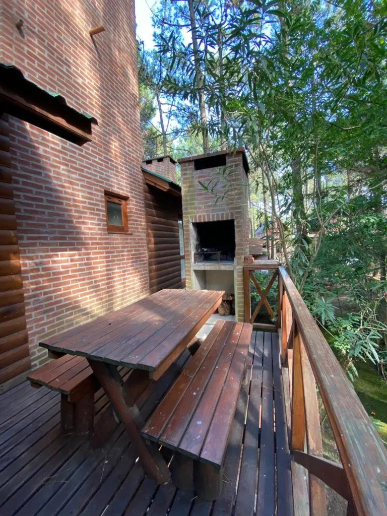 BBQ facilities in Cabañas y Apart Utopia