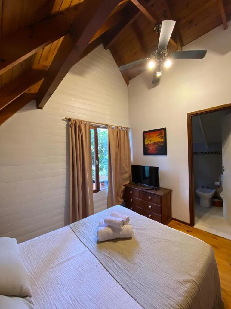 Bed in Cabañas y Apart Utopia