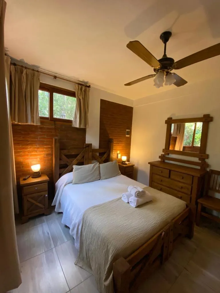 Bed in Cabañas y Apart Utopia