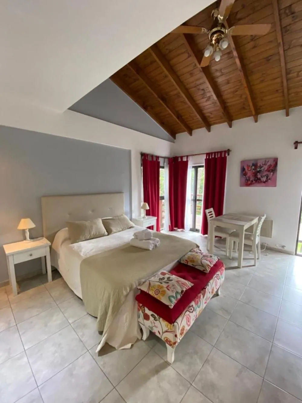 Bed in Cabañas y Apart Utopia