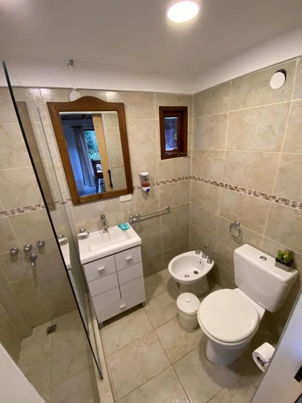Bathroom in Cabañas y Apart Utopia