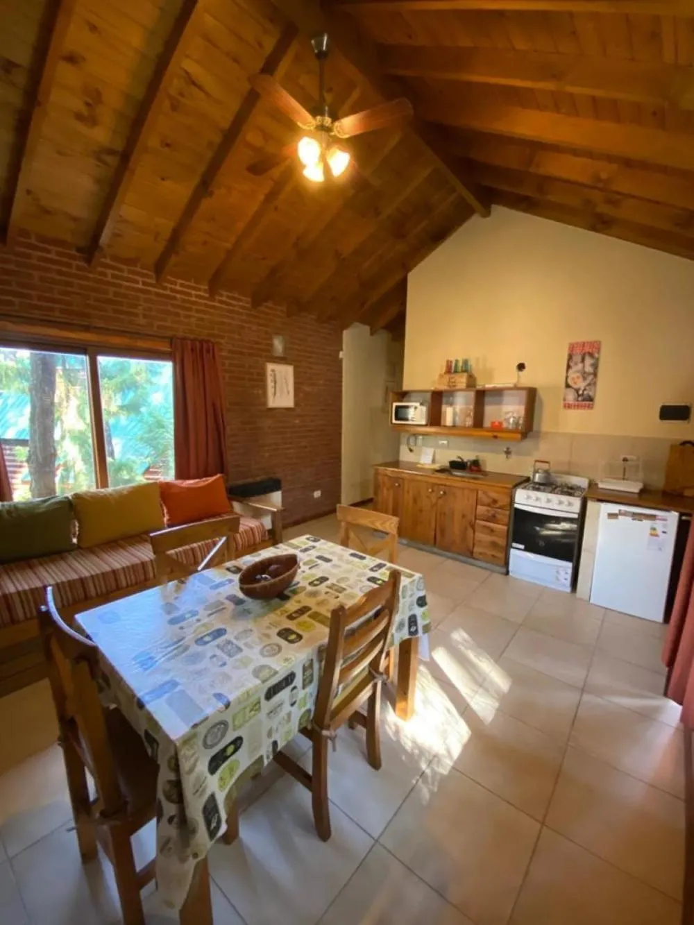 Kitchen or kitchenette in Cabañas y Apart Utopia