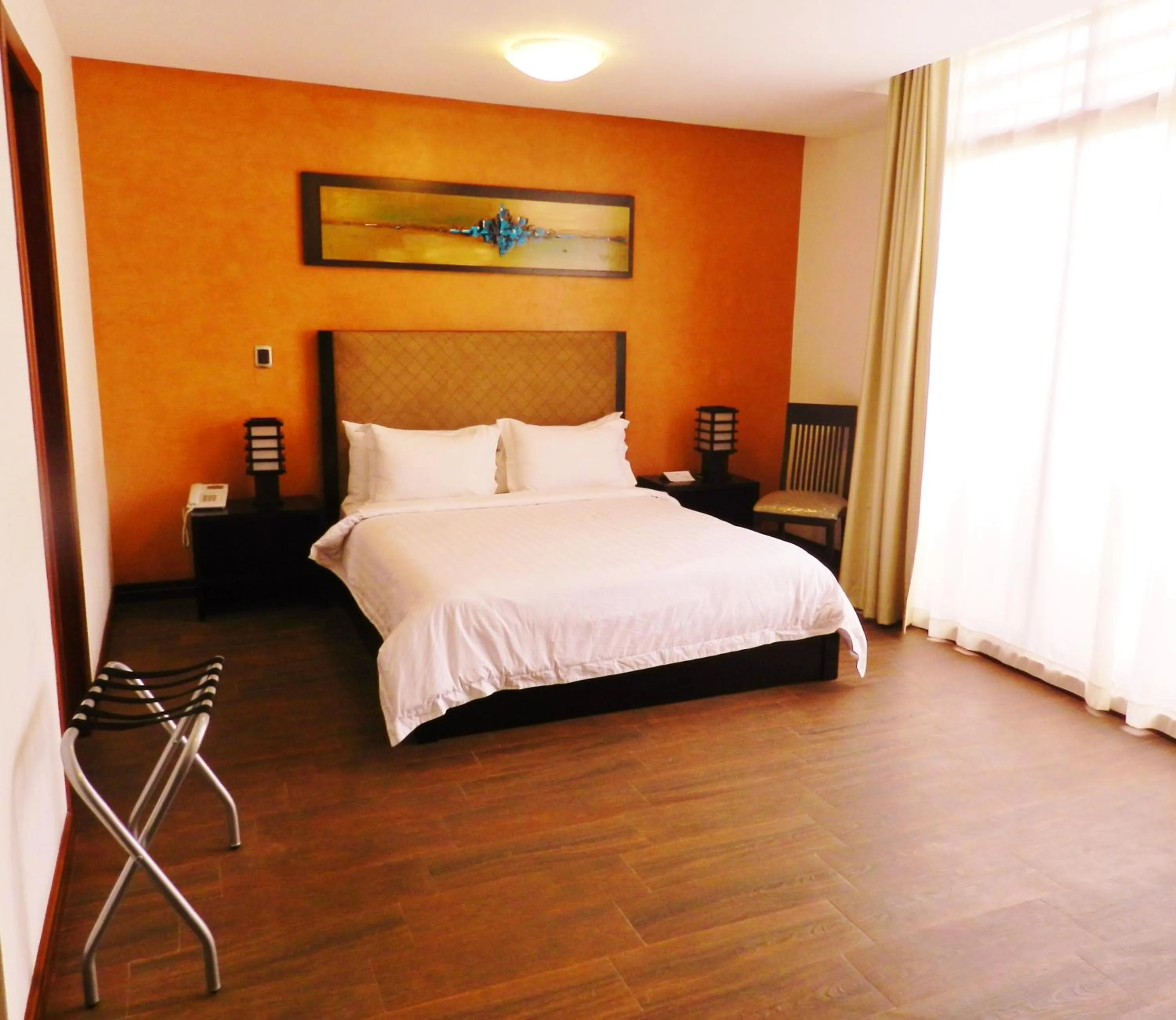 Photo of the whole room, Bed in Hosteria Arhaná