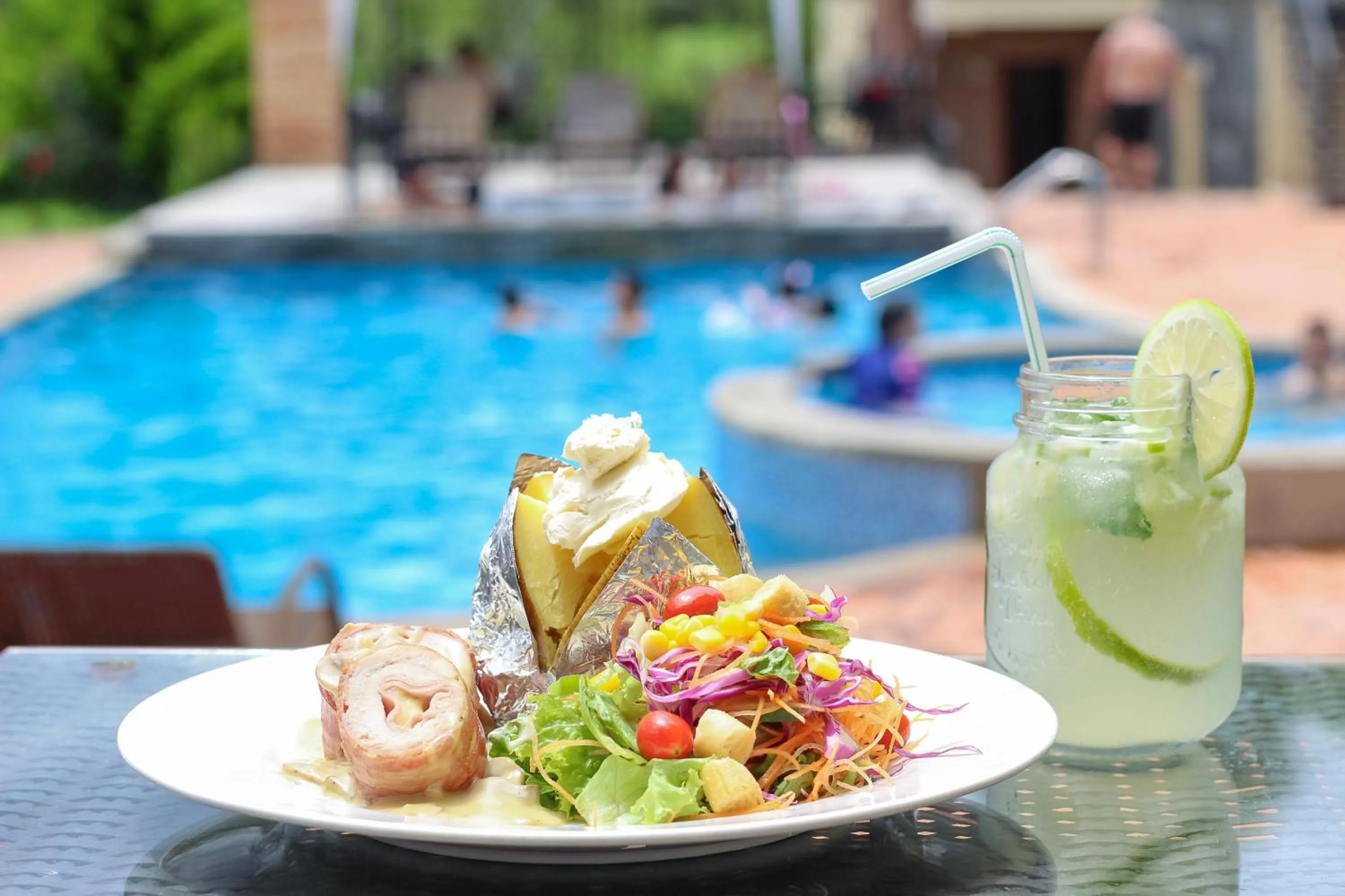 Food close-up in Hosteria Arhaná
