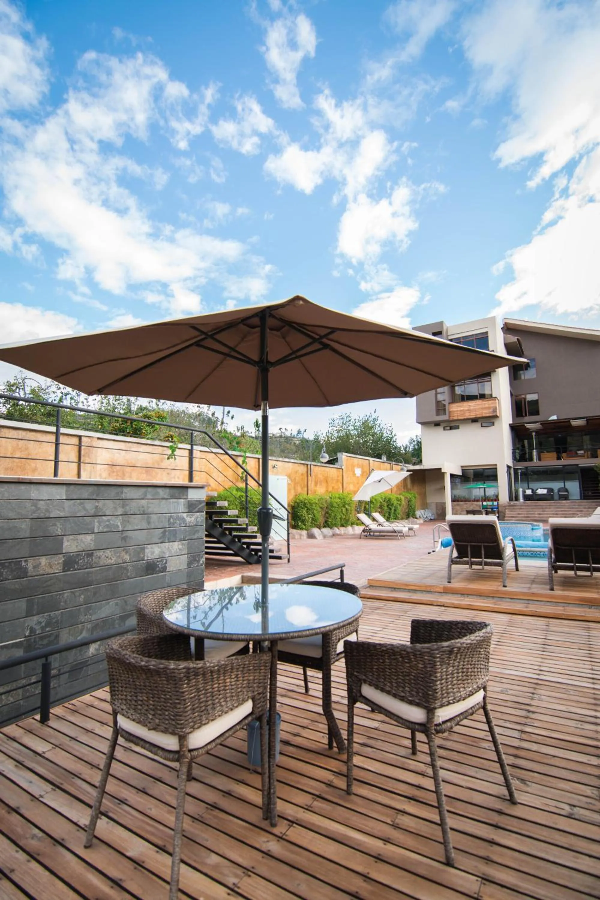 Garden in Hosteria Arhaná