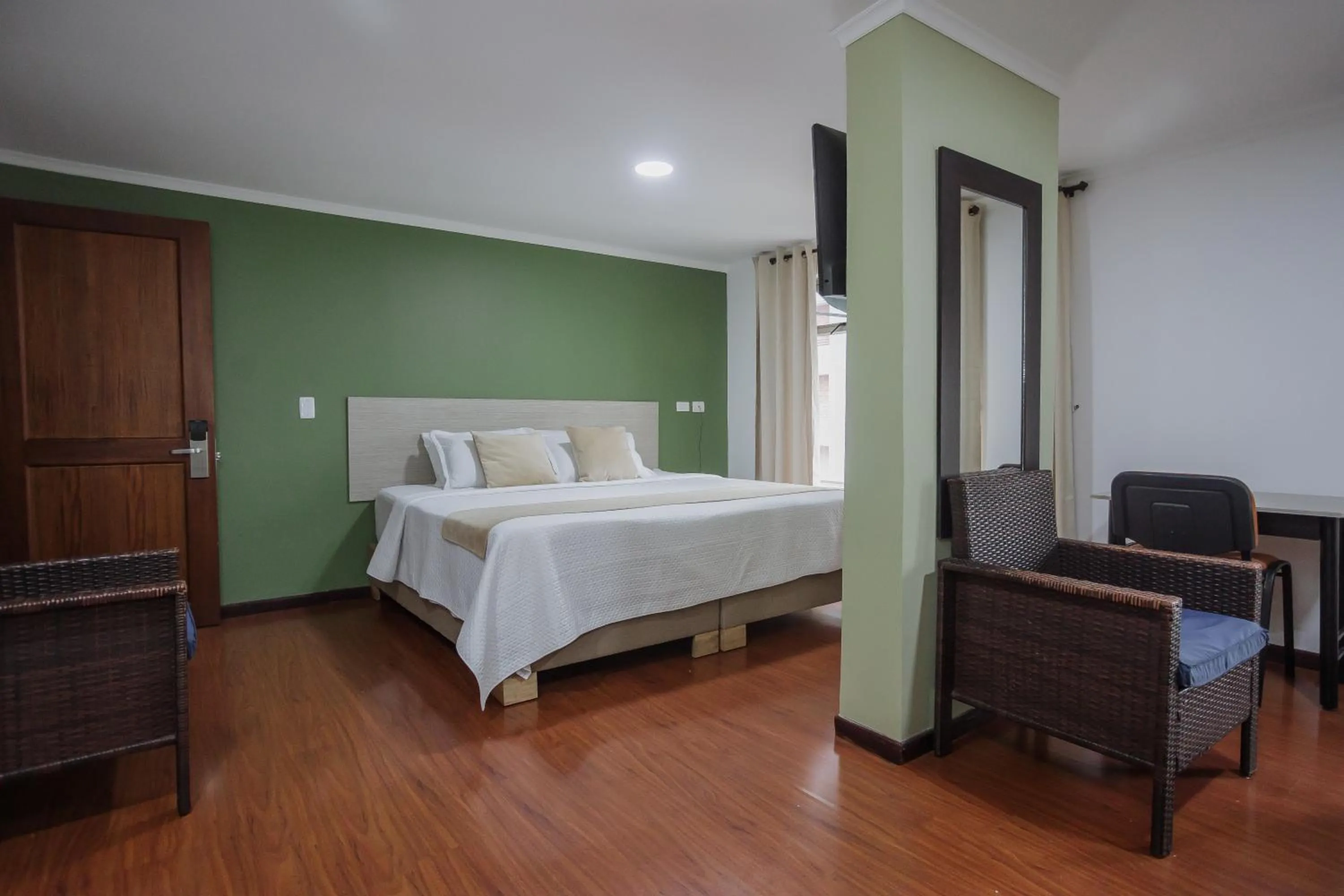 Bed in Hotel Portón Sabaneta