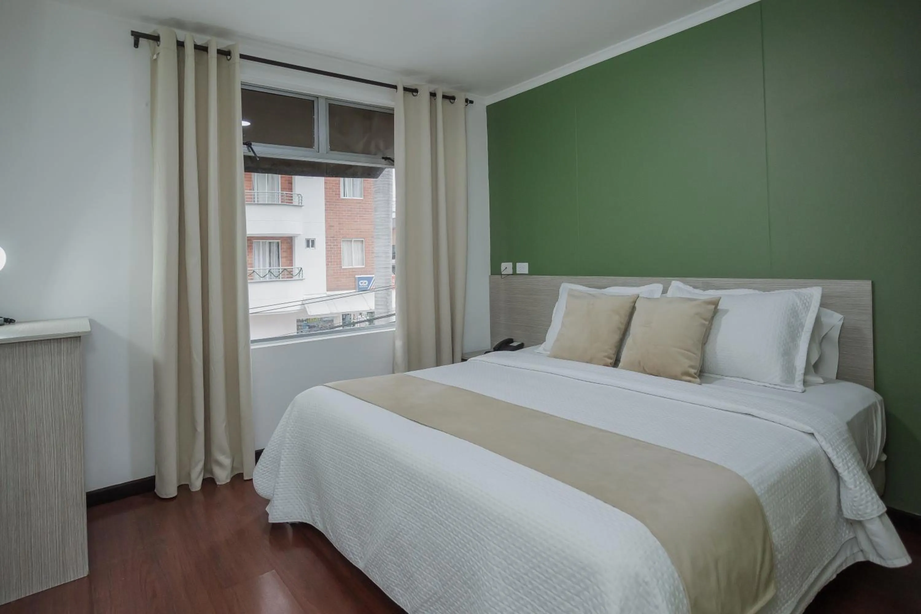 Bed in Hotel Portón Sabaneta