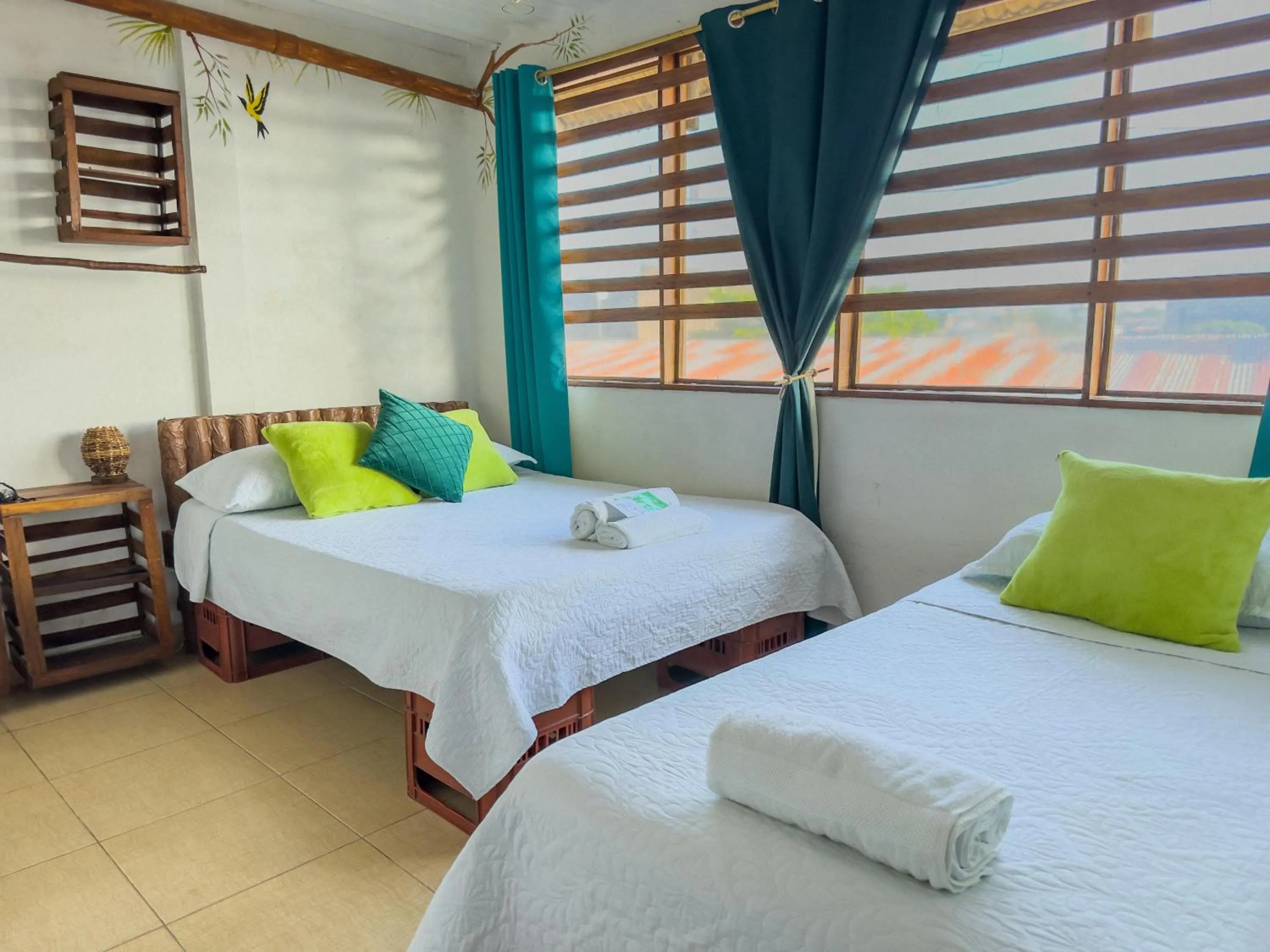 Bed in Eco Hotel El Refugio Boutique