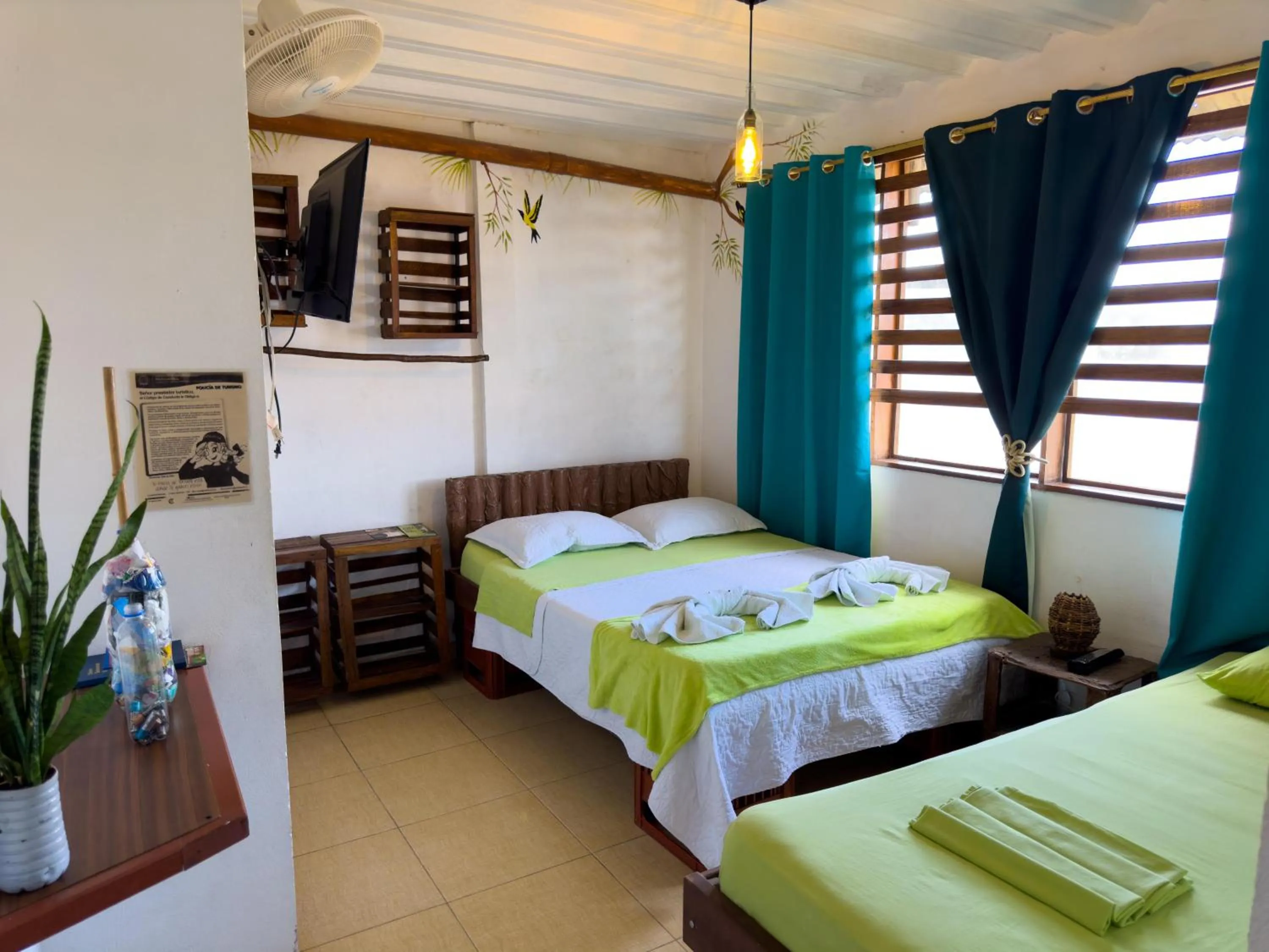 Bed in Eco Hotel El Refugio Boutique