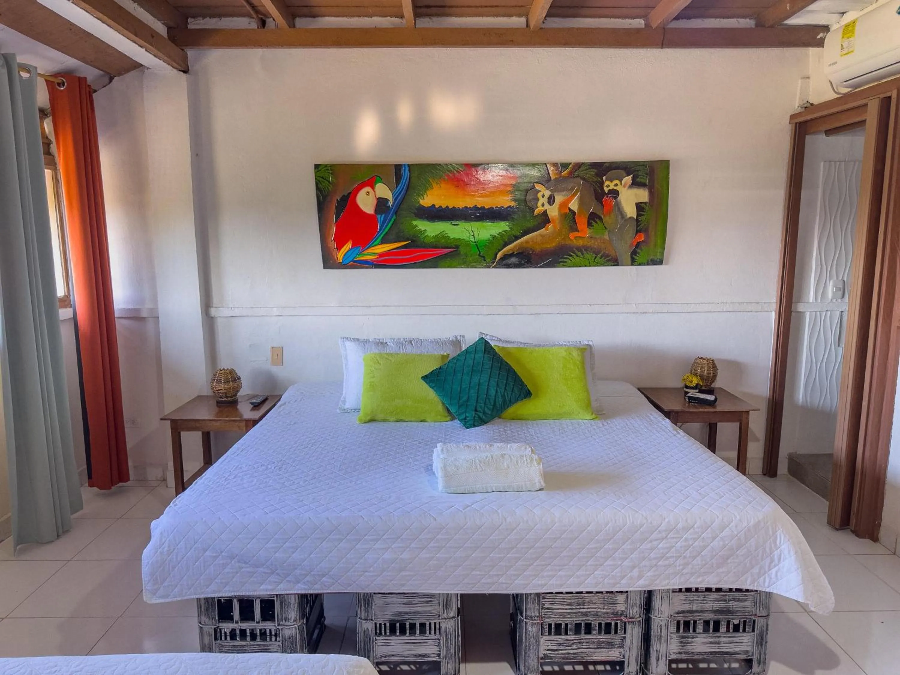 Bed in Eco Hotel El Refugio Boutique