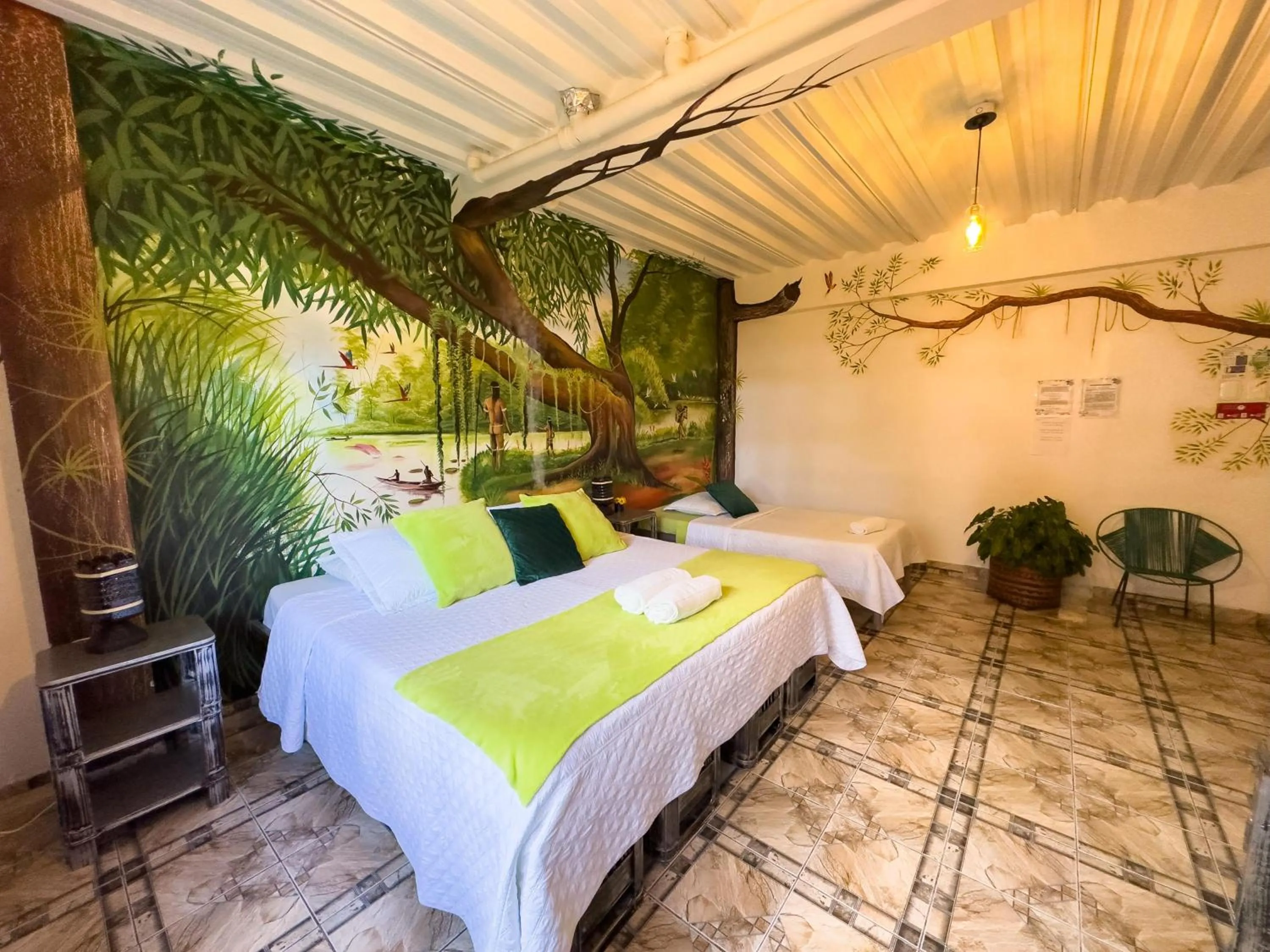 Bed in Eco Hotel El Refugio Boutique
