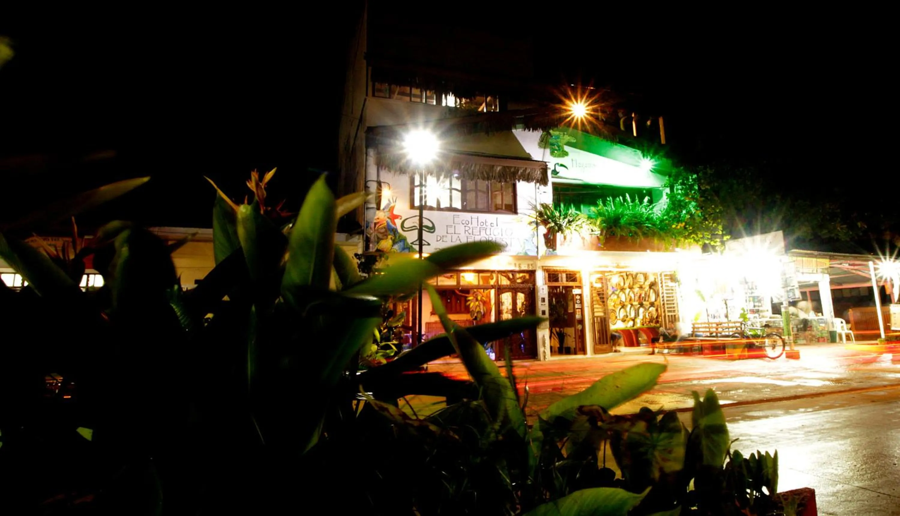 Facade/entrance in Eco Hotel El Refugio Boutique