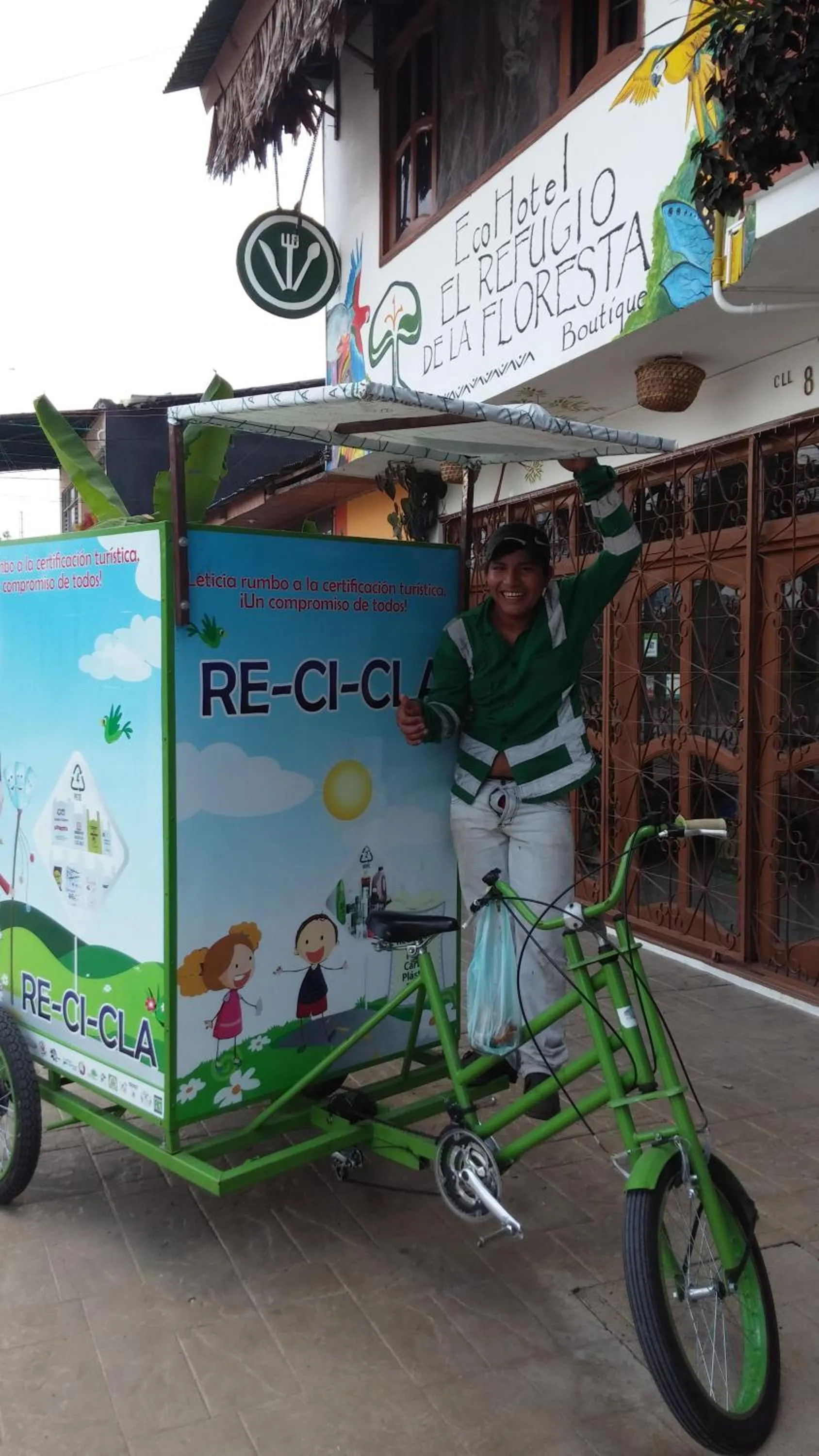 Facade/entrance in Eco Hotel El Refugio Boutique