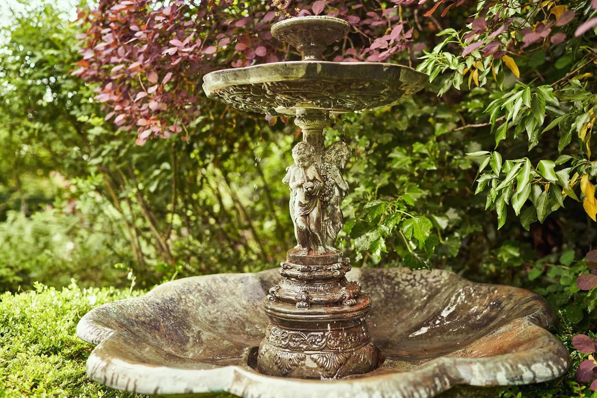 Garden in Relais Bernard Loiseau