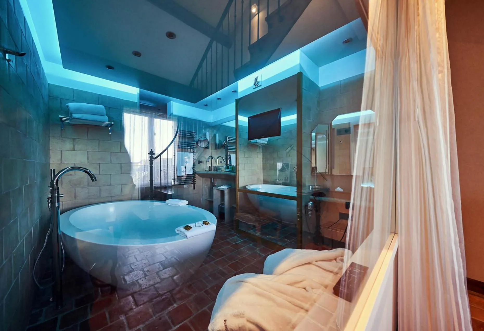 Bathroom in Relais Bernard Loiseau