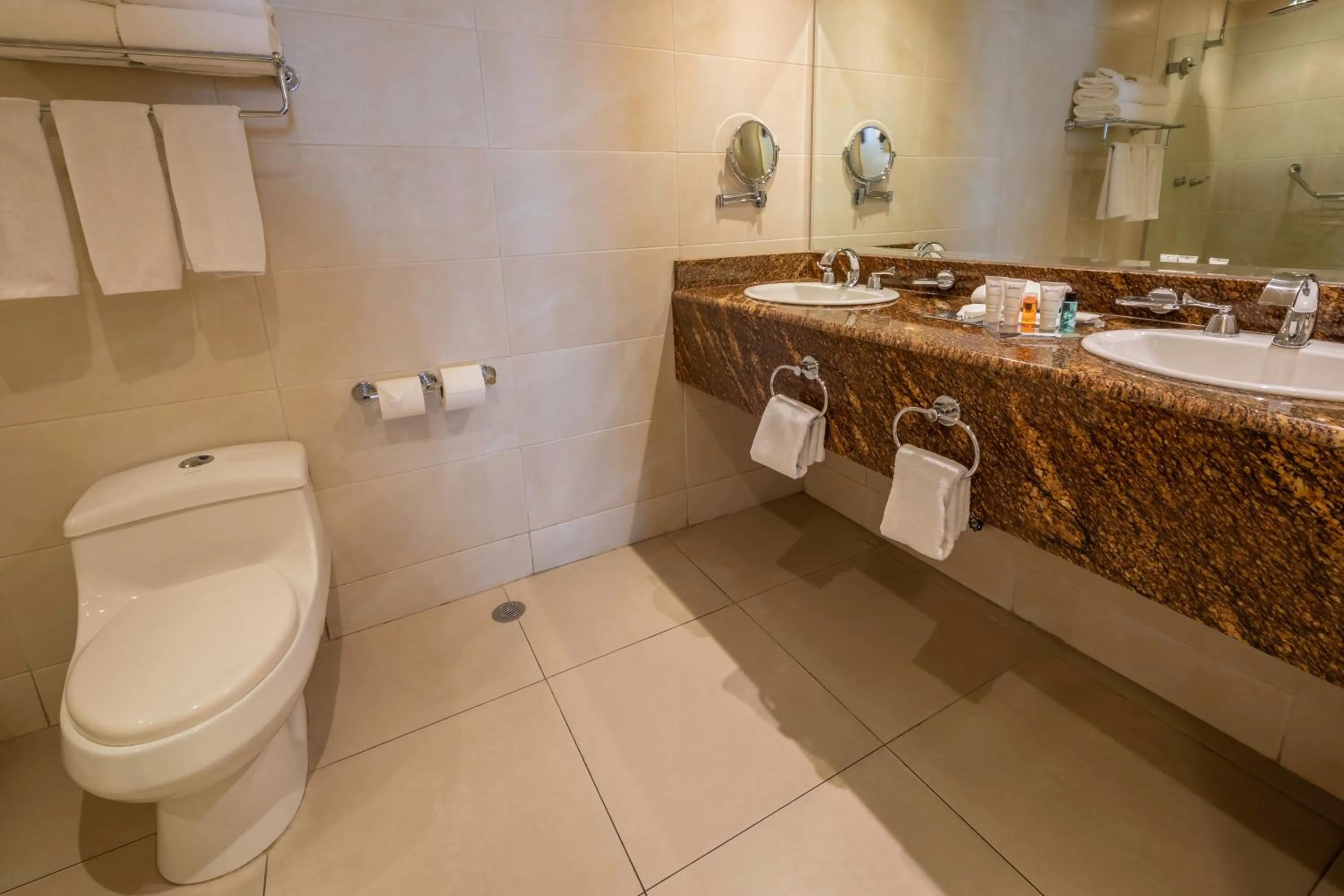 Bathroom in Radisson Hotel Panama Canal