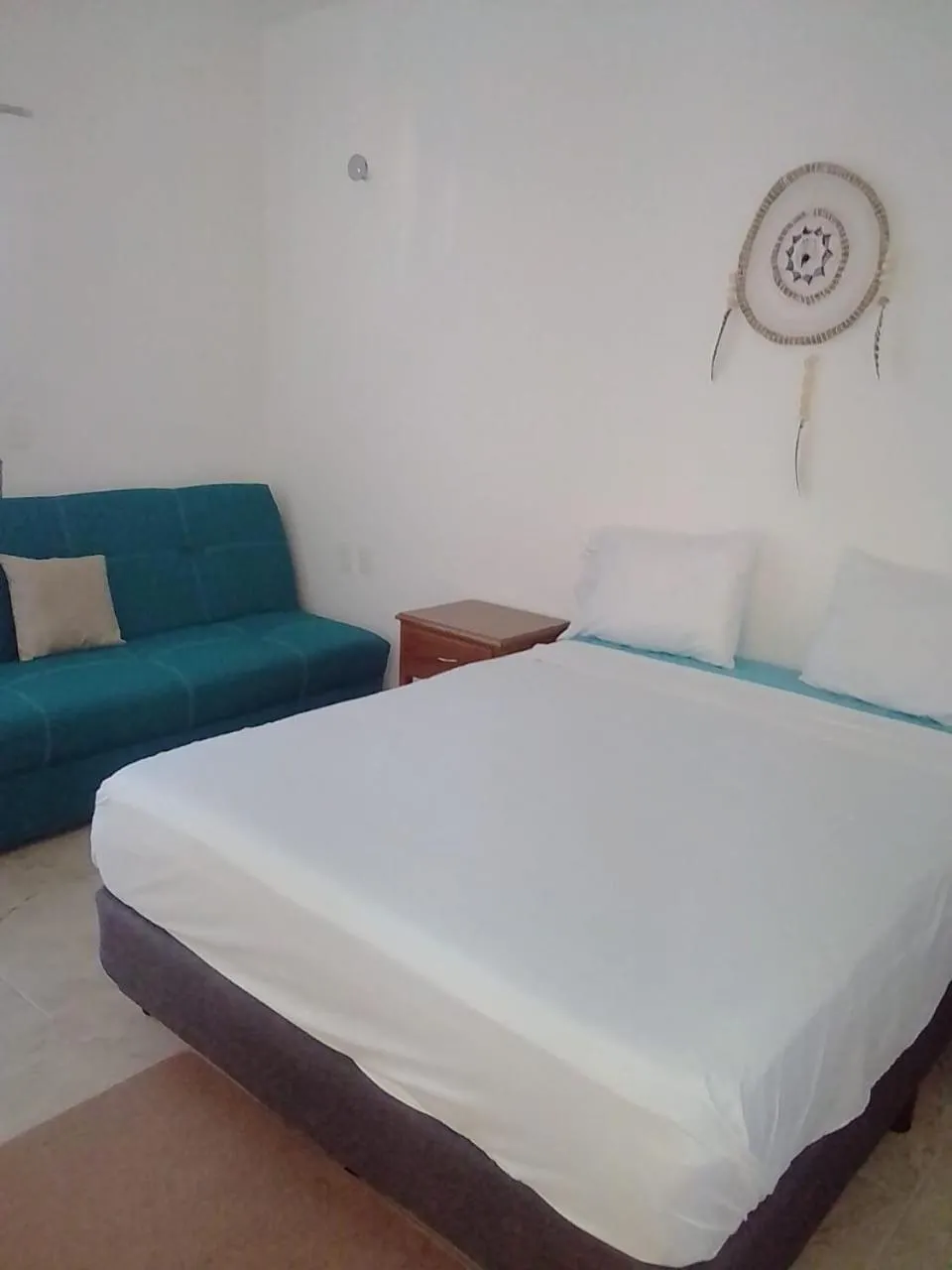 Bedroom, Bed in posada tumben ka´a