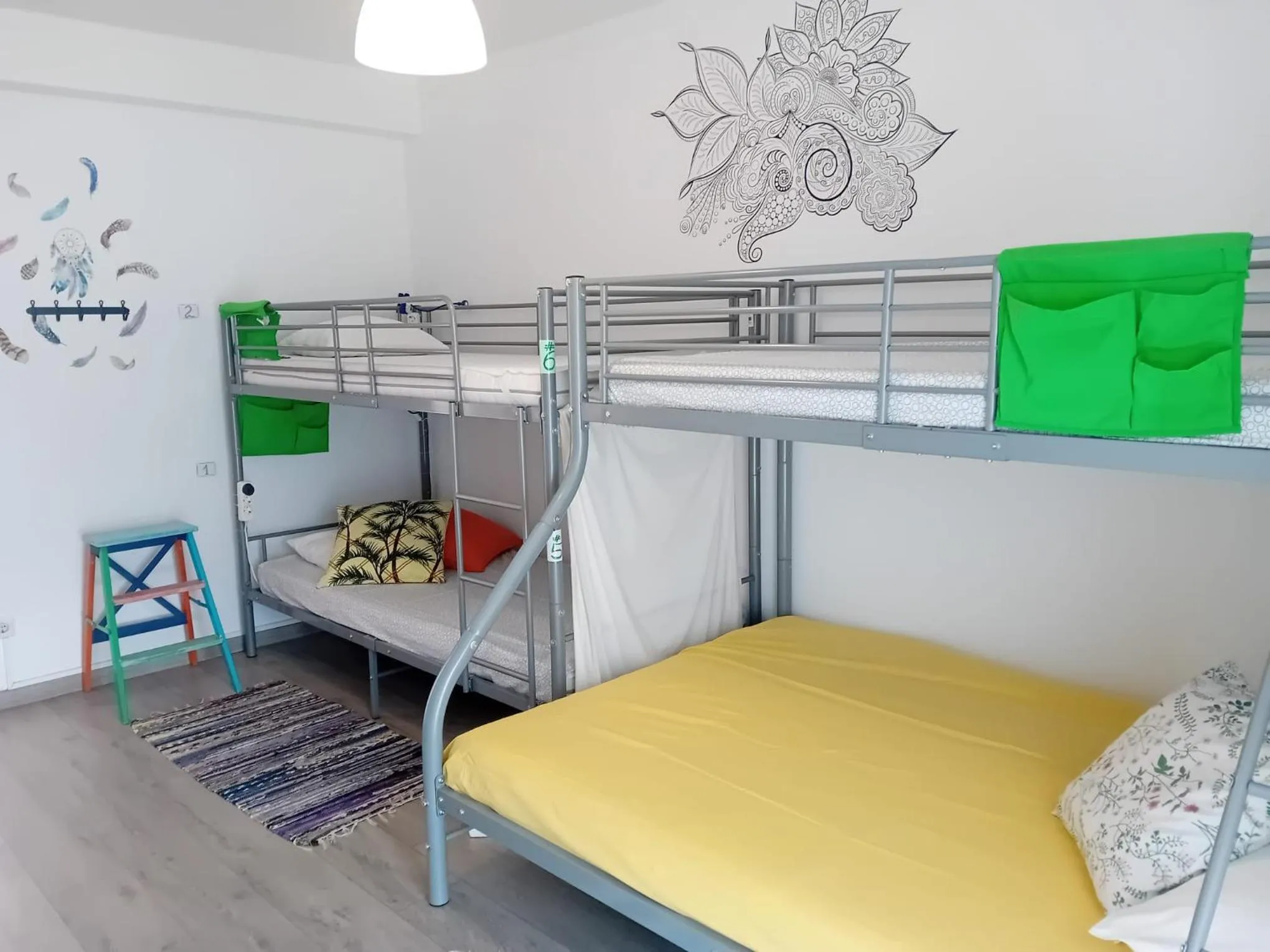 Bed in Paz & Amor Guest House - Peace & Love