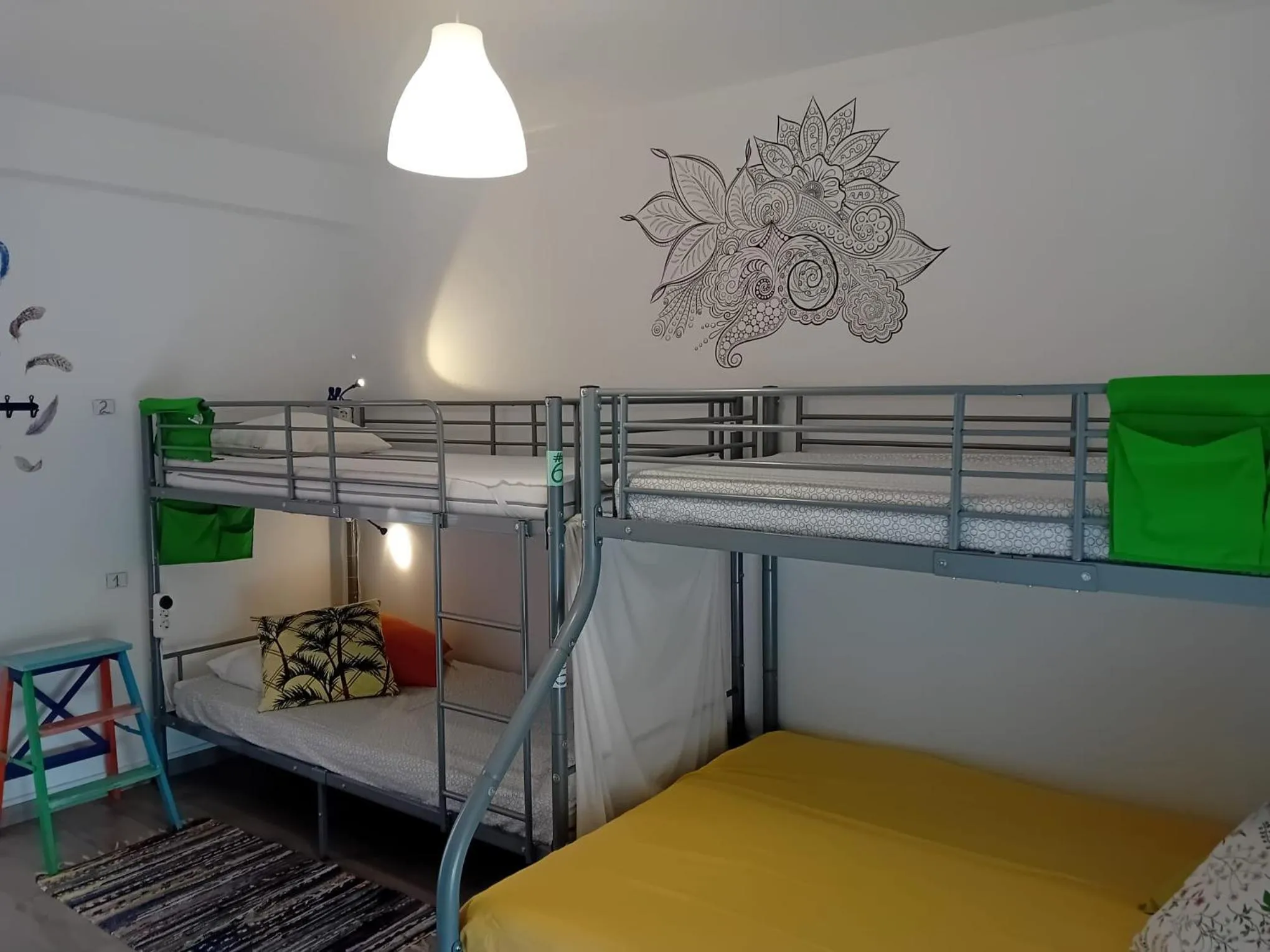 Bed in Paz & Amor Guest House - Peace & Love