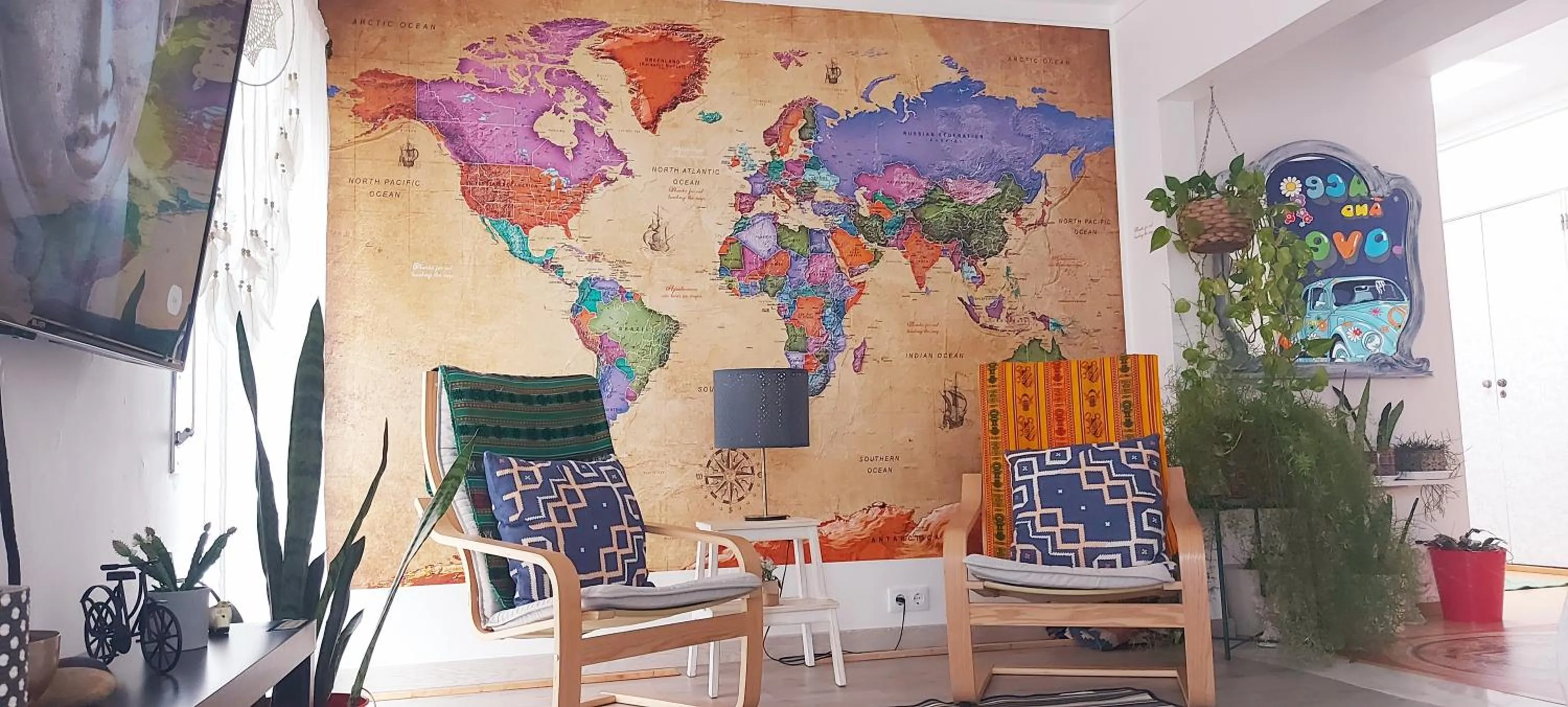 Living room in Paz & Amor Guest House - Peace & Love