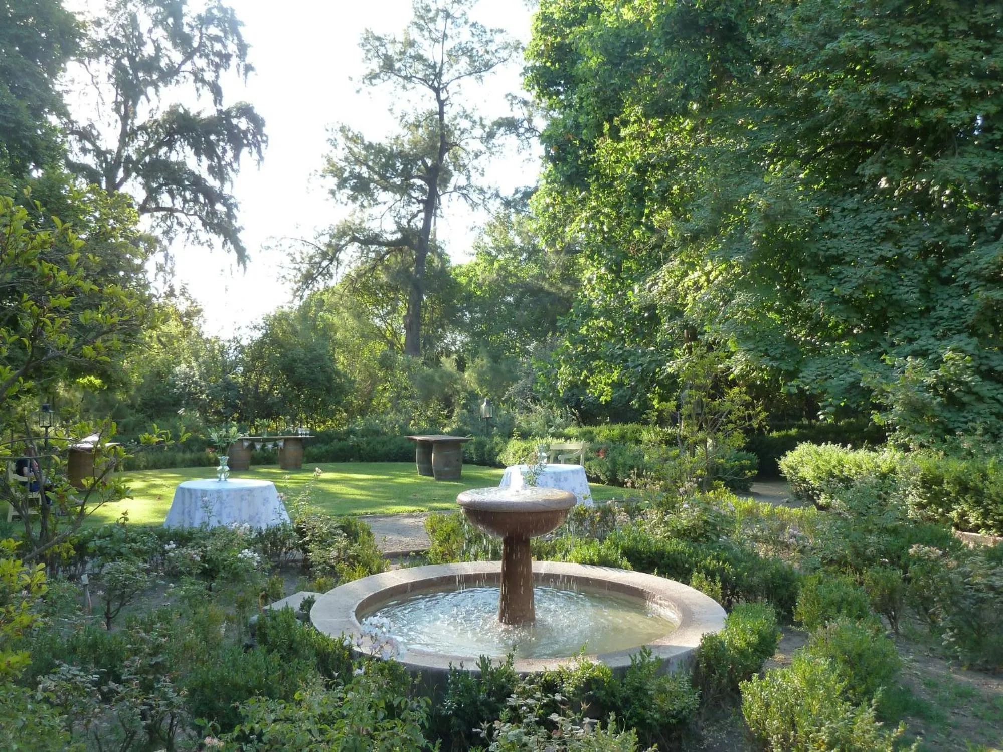 Garden in Hacienda los Lingues Chile Valle de Colchagua