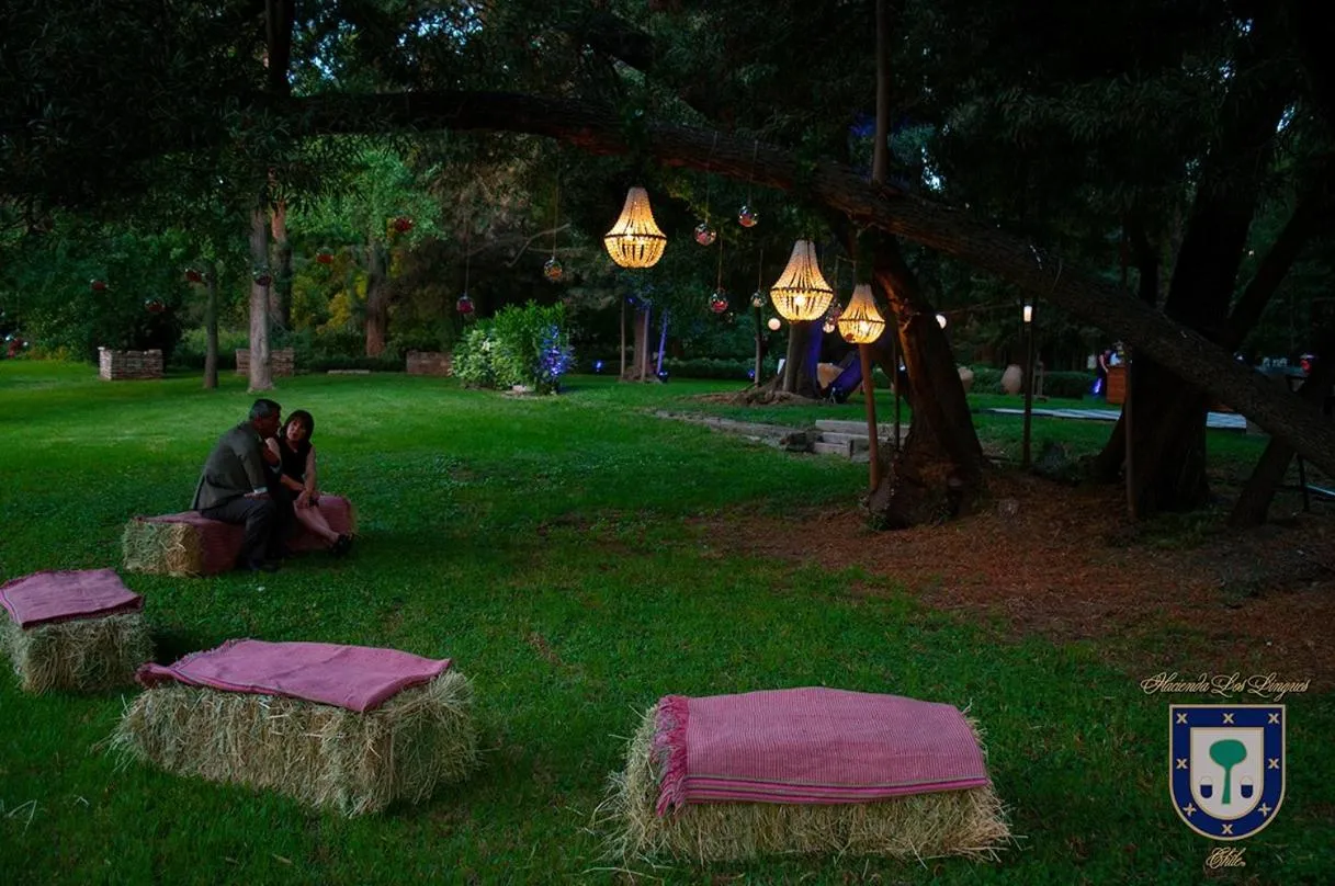 Garden view in Hacienda los Lingues Chile Valle de Colchagua