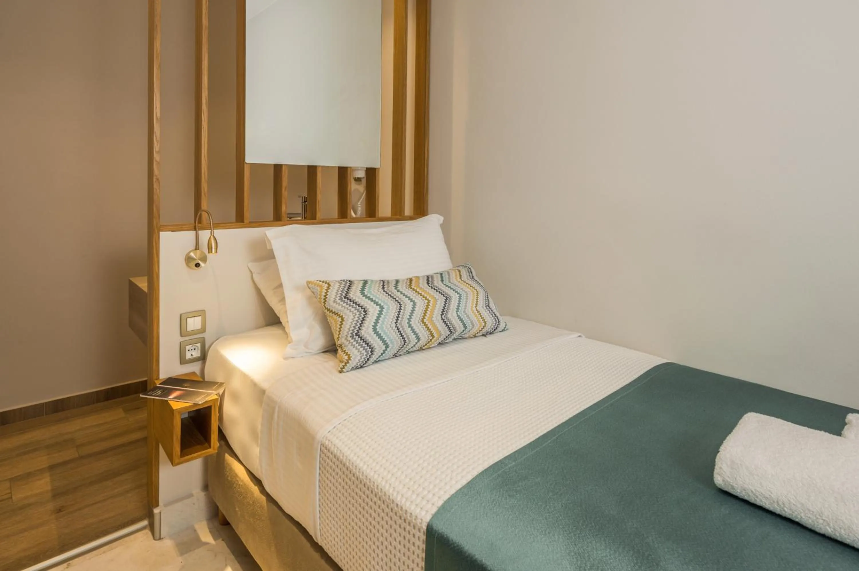 Bed in Plaza 1866 Superior City Rooms