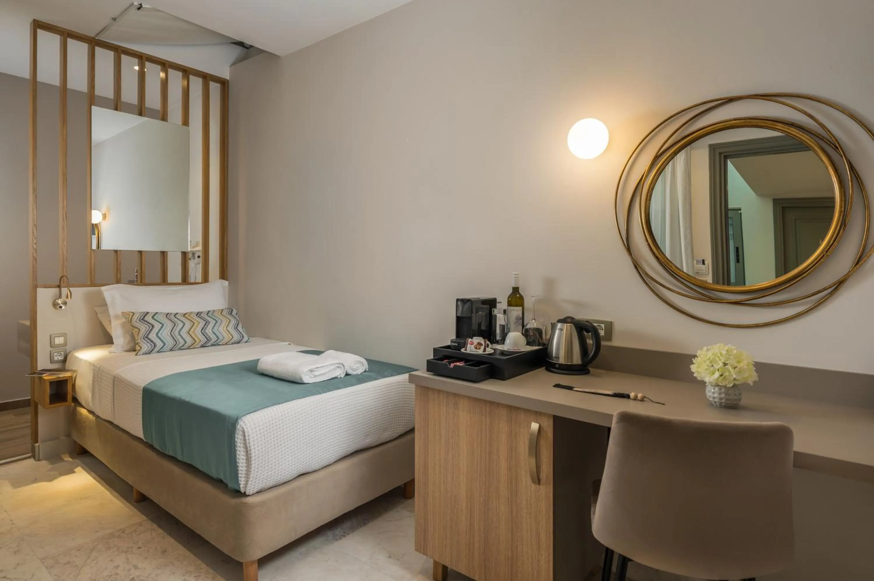 Bed in Plaza 1866 Superior City Rooms