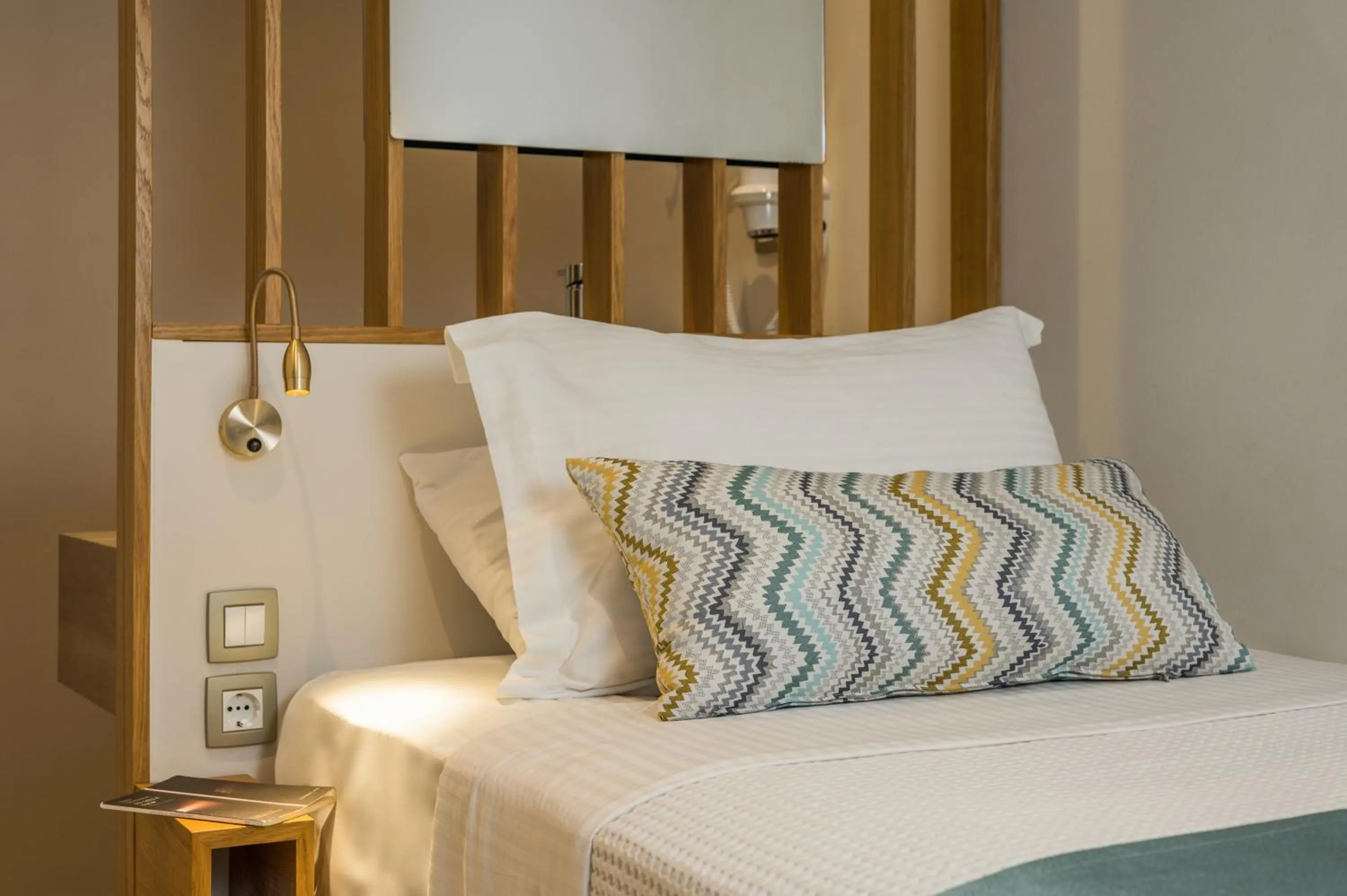 Bed in Plaza 1866 Superior City Rooms