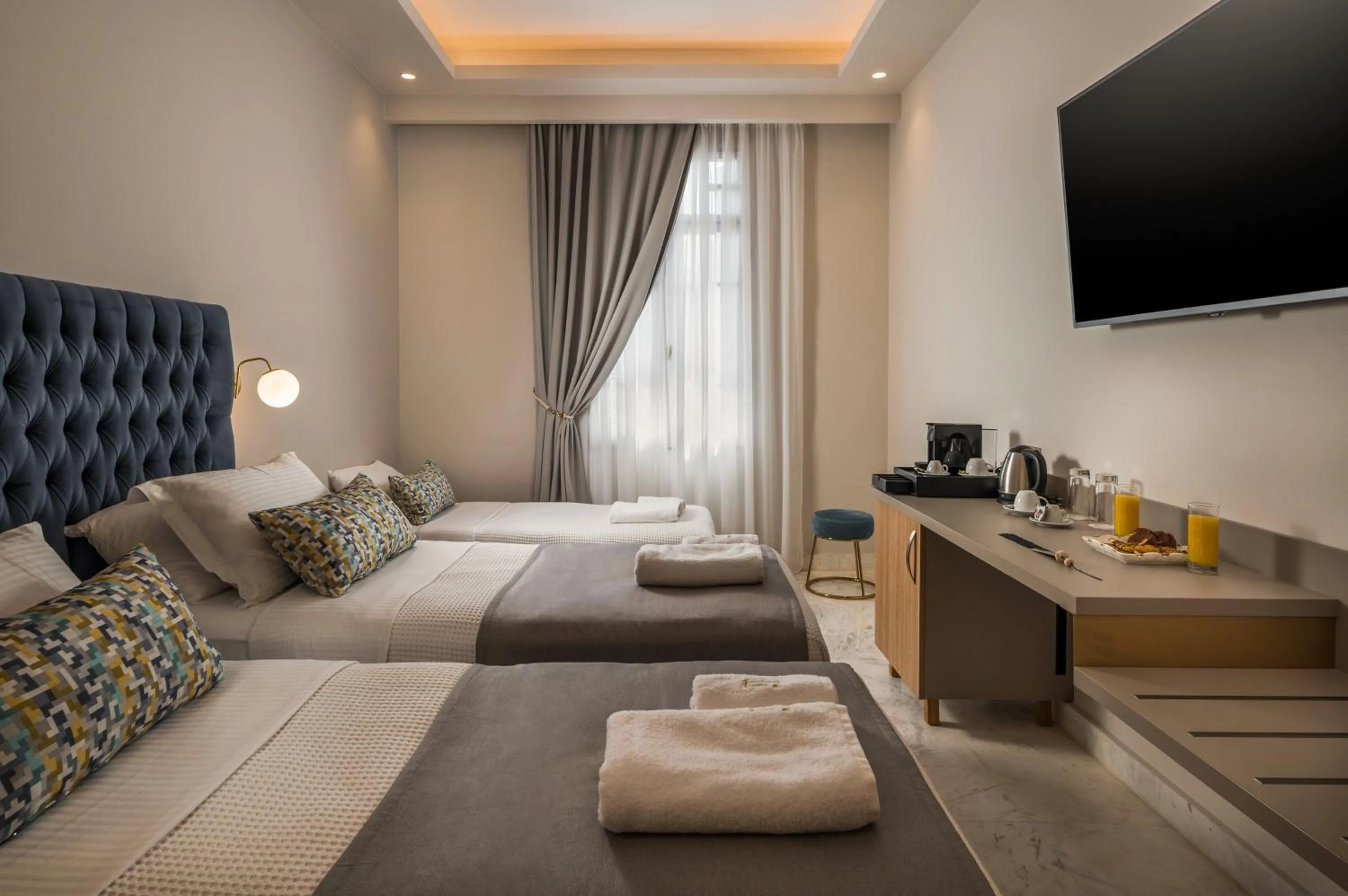 Bed in Plaza 1866 Superior City Rooms