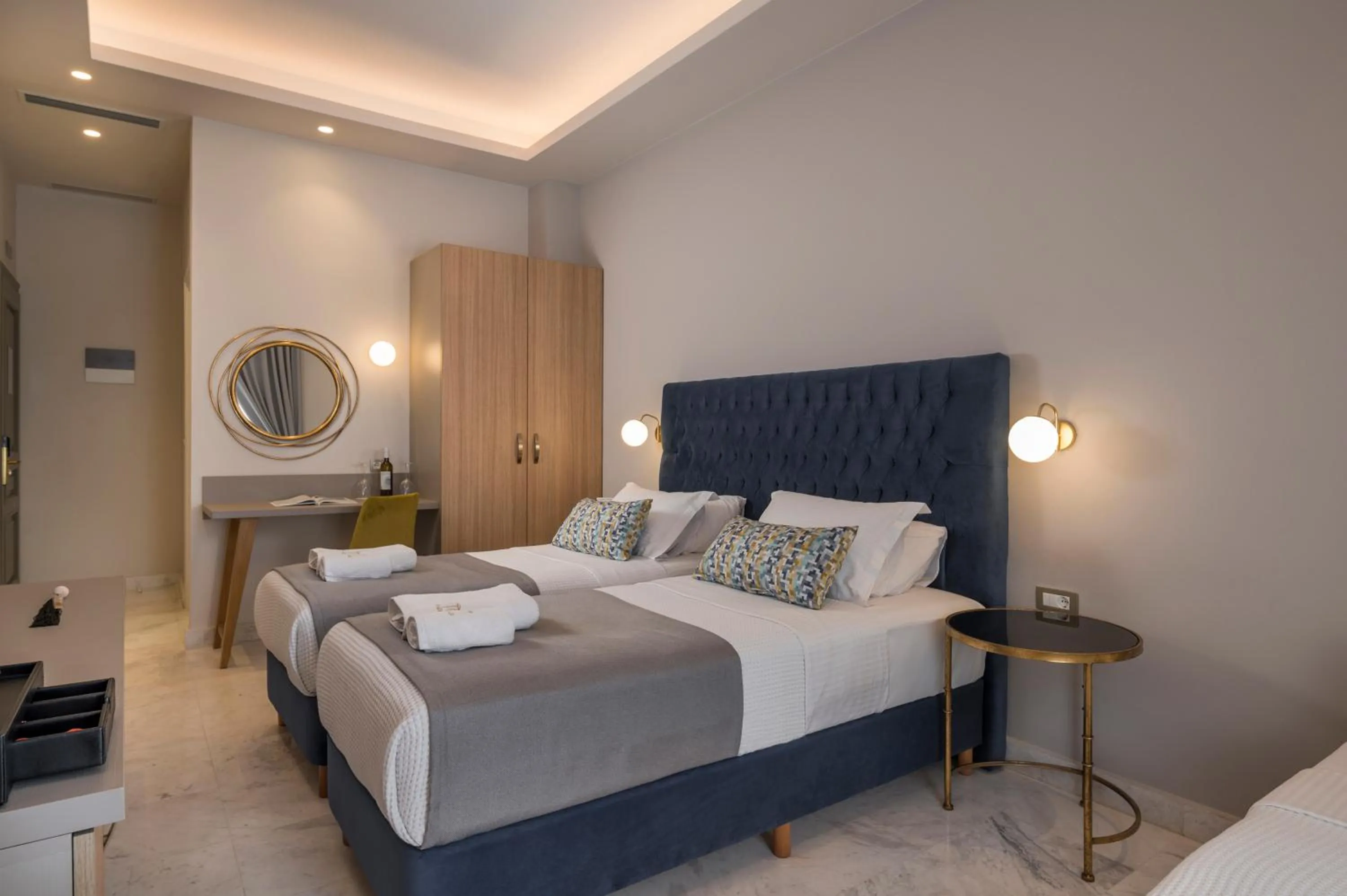 Bed in Plaza 1866 Superior City Rooms