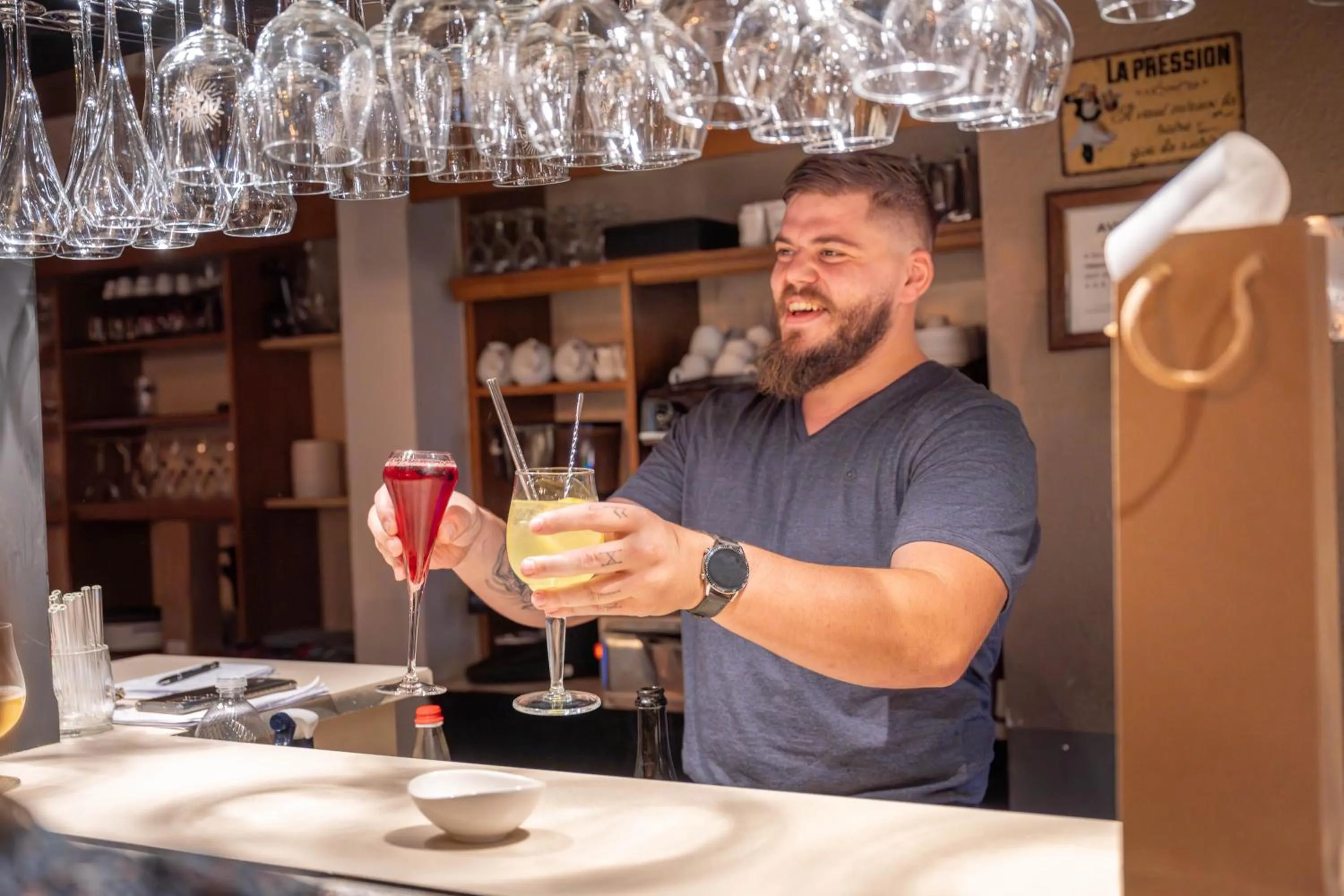 Food and drinks in Hotel Colmar Vignes Eguisheim