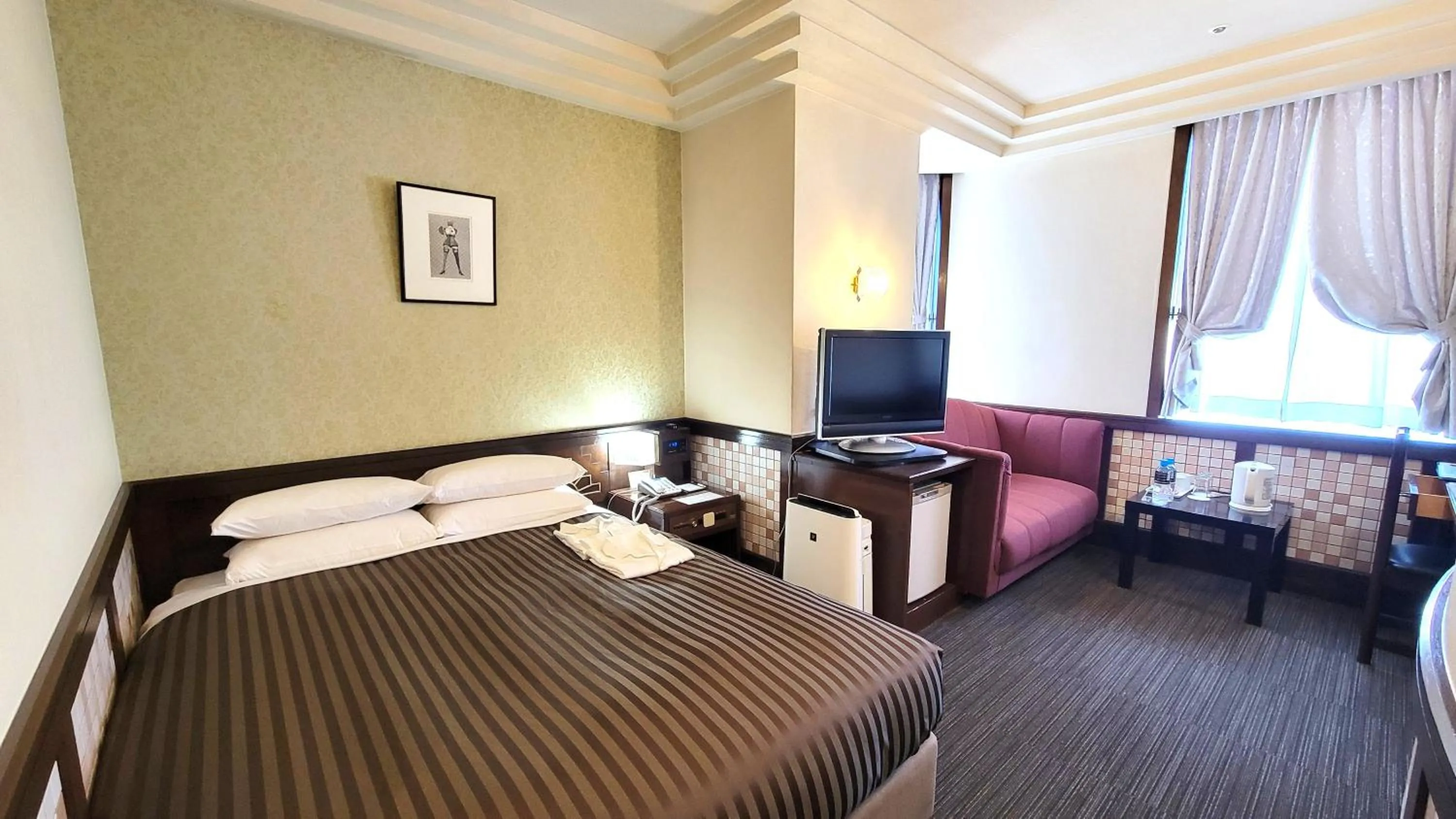 Bed in Hotel Clio Court Hakata