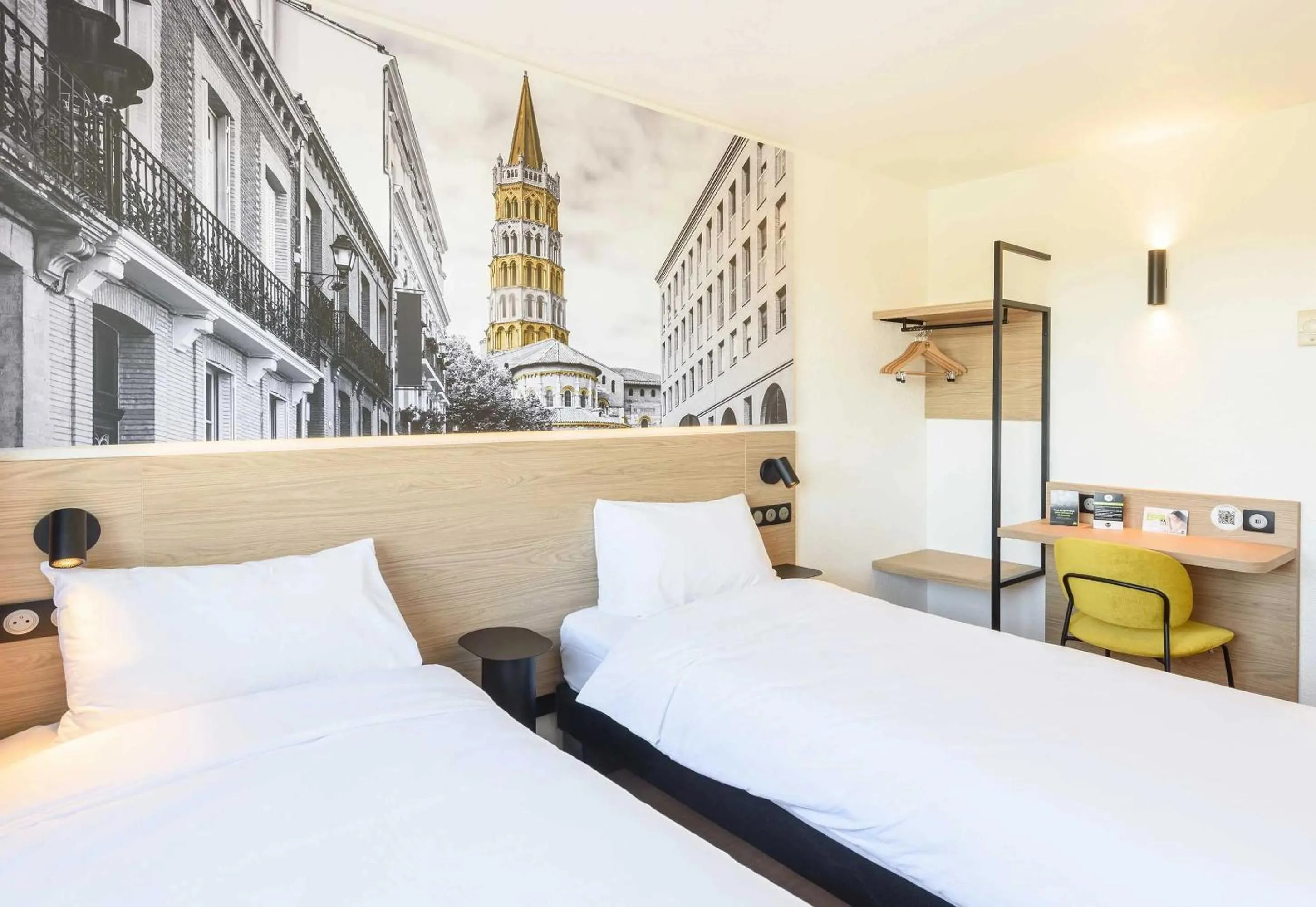 Bedroom, Bed in B&B HOTEL Toulouse Université 3 étoiles