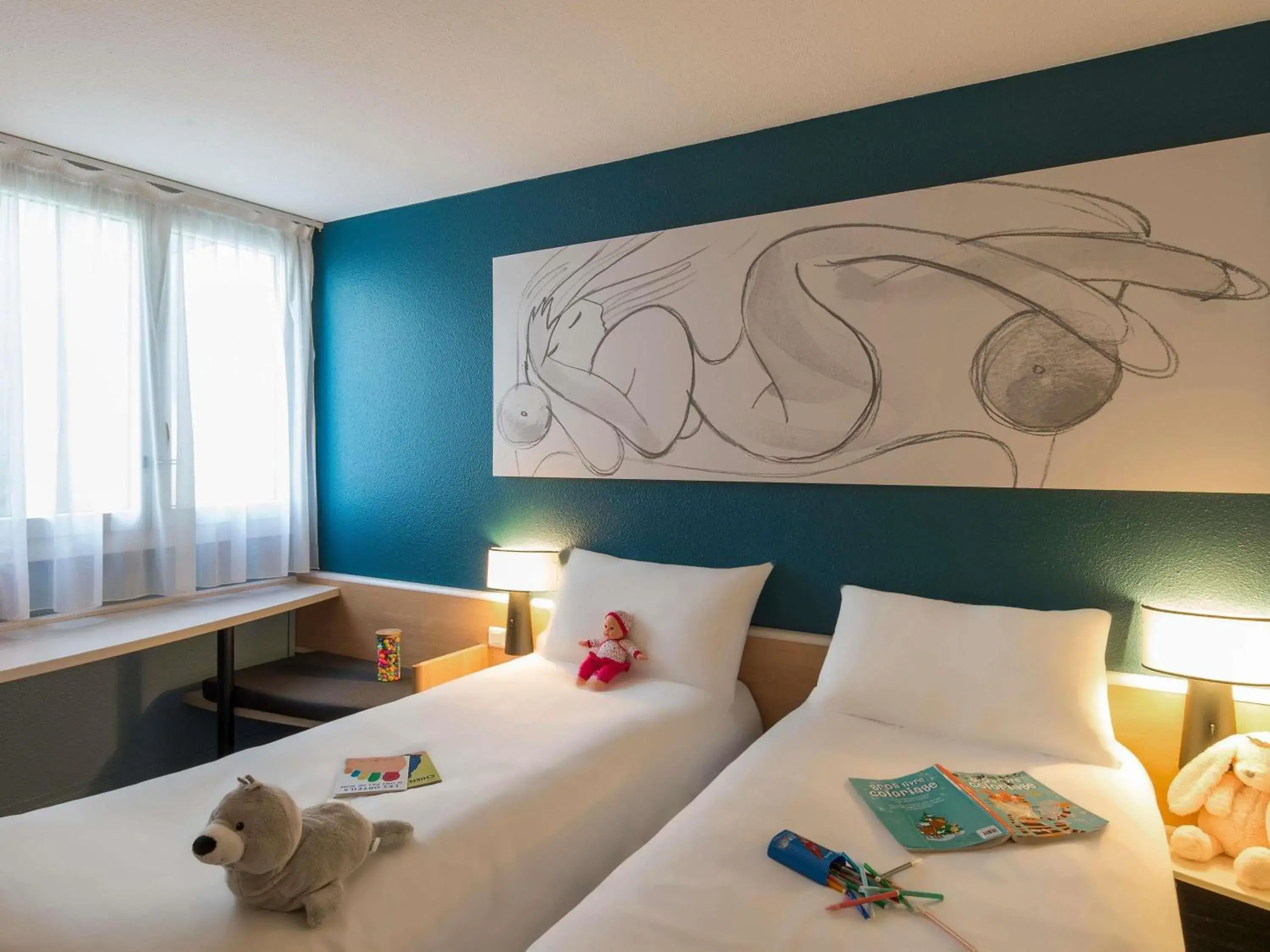 Bedroom, Bed in ibis Tours Nord Bedroom, Bed in ibis Tours Nord