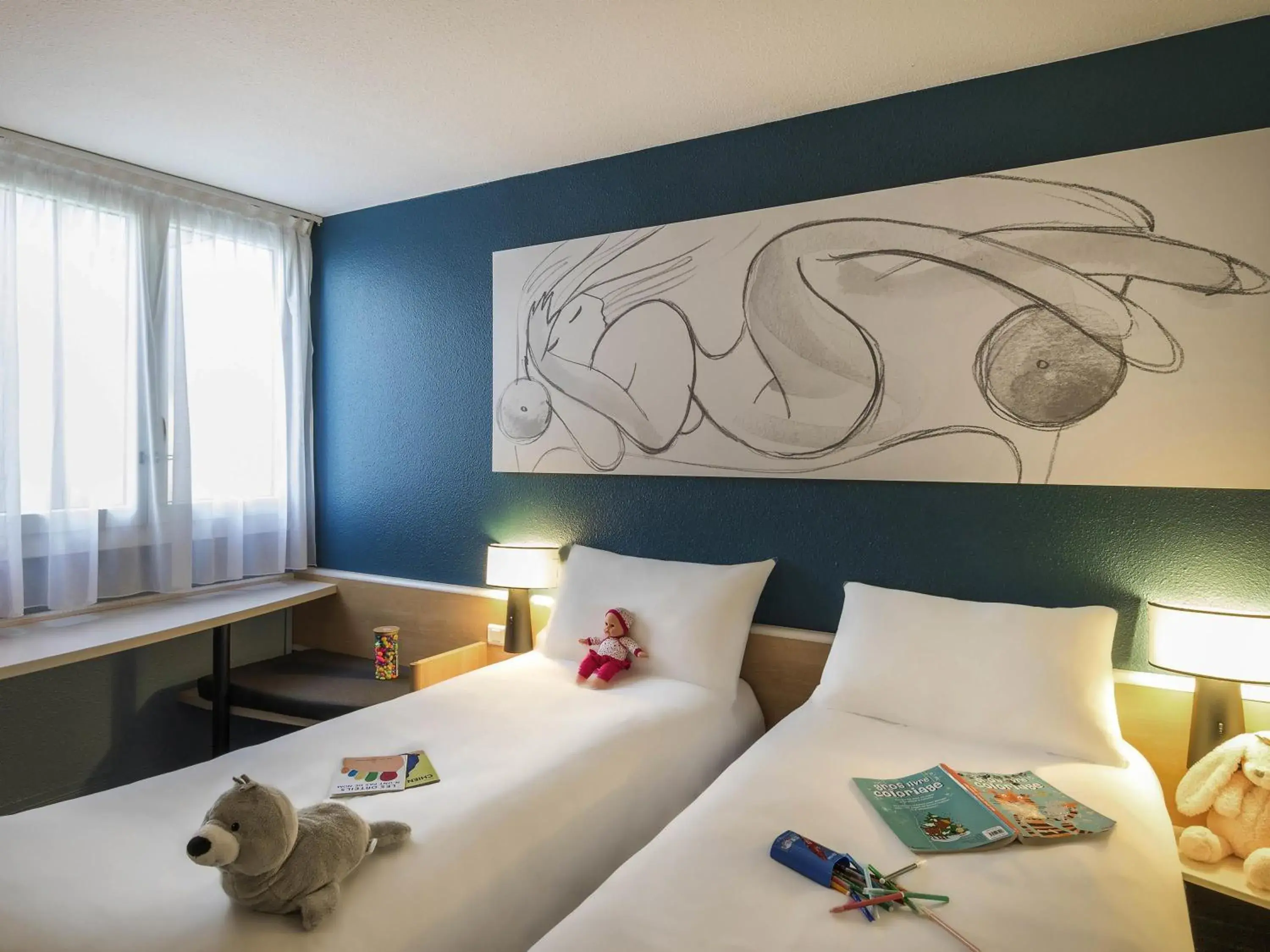 Bedroom, Bed in ibis Tours Nord Bedroom, Bed in ibis Tours Nord