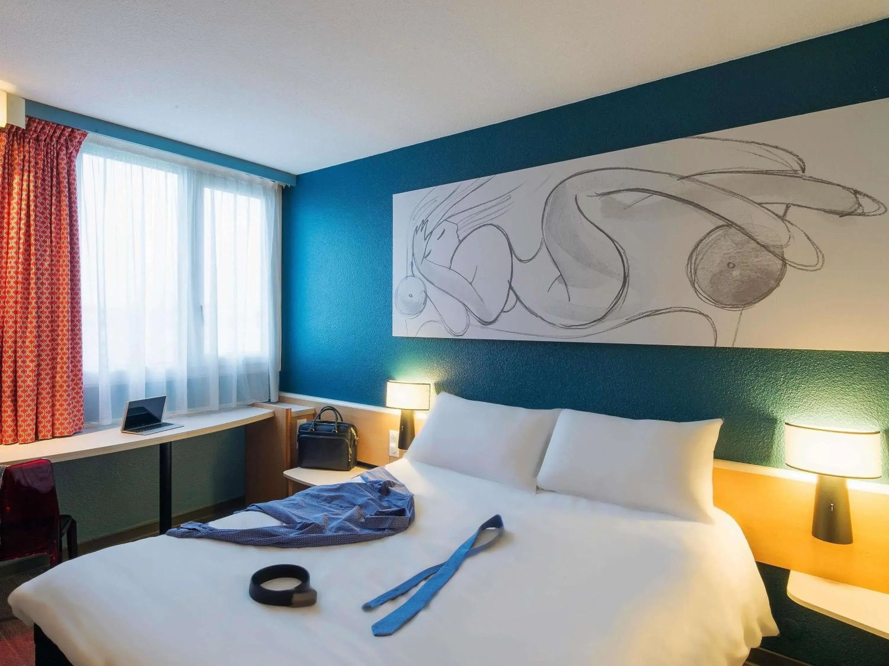 Bedroom, Bed in ibis Tours Nord Bedroom, Bed in ibis Tours Nord