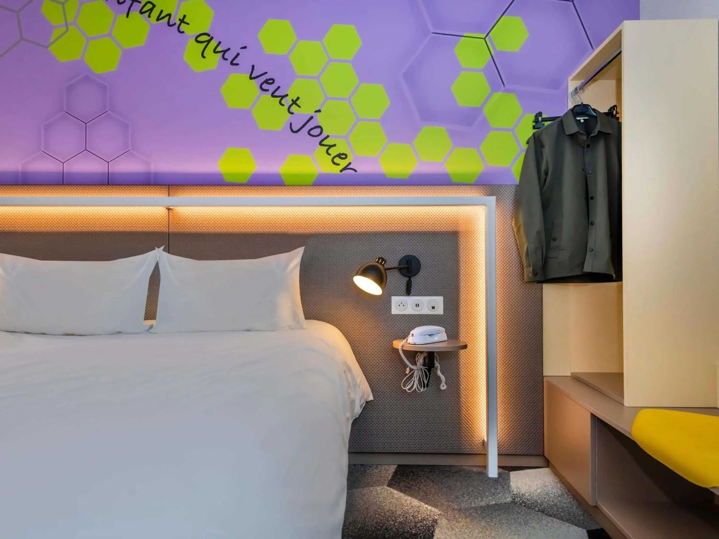 Bedroom, Bed in ibis Styles Strasbourg Stade de la Meinau Bedroom, Bed in ibis Styles Strasbourg Stade de la Meinau