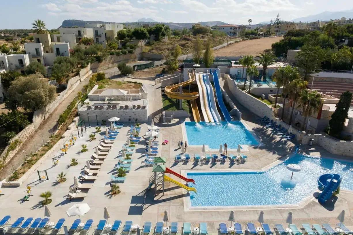 Pool view in Rethymno Mare Royal & Water Park Pool view in Rethymno Mare Royal & Water Park