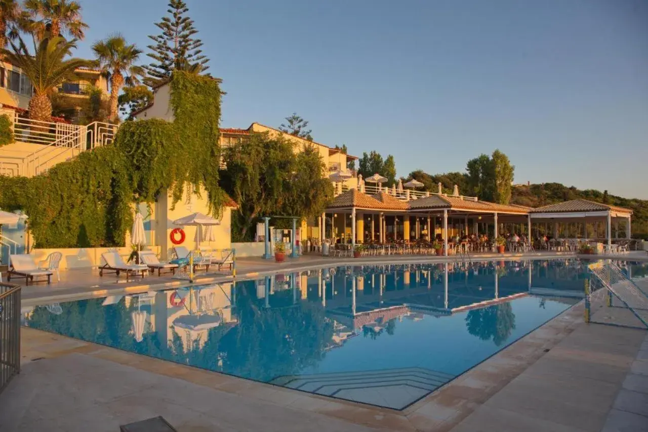 Pool view in Rethymno Mare Royal & Water Park Pool view in Rethymno Mare Royal & Water Park